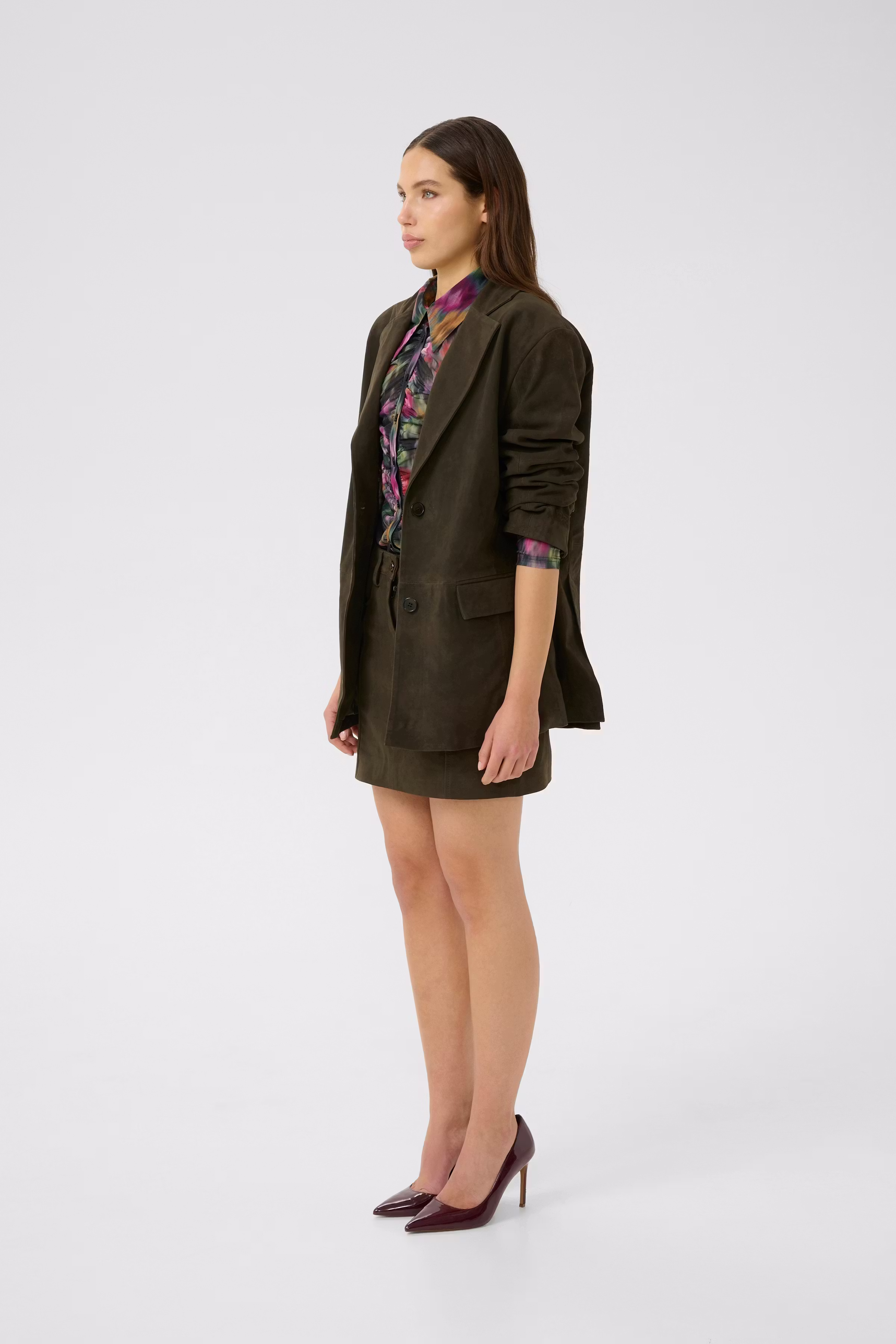 GZesme Ruskindsnederdel LOOKBOOK FRONT 10910679-108724