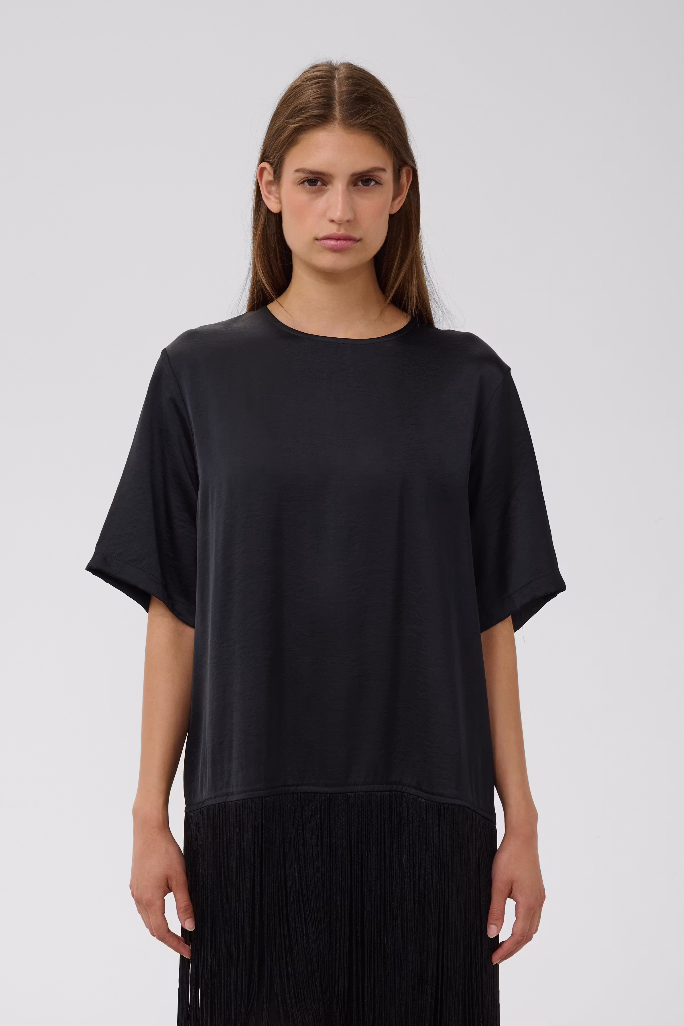 SLVerona Fringe Bluse LOOKBOOK FRONT 30410027-194008