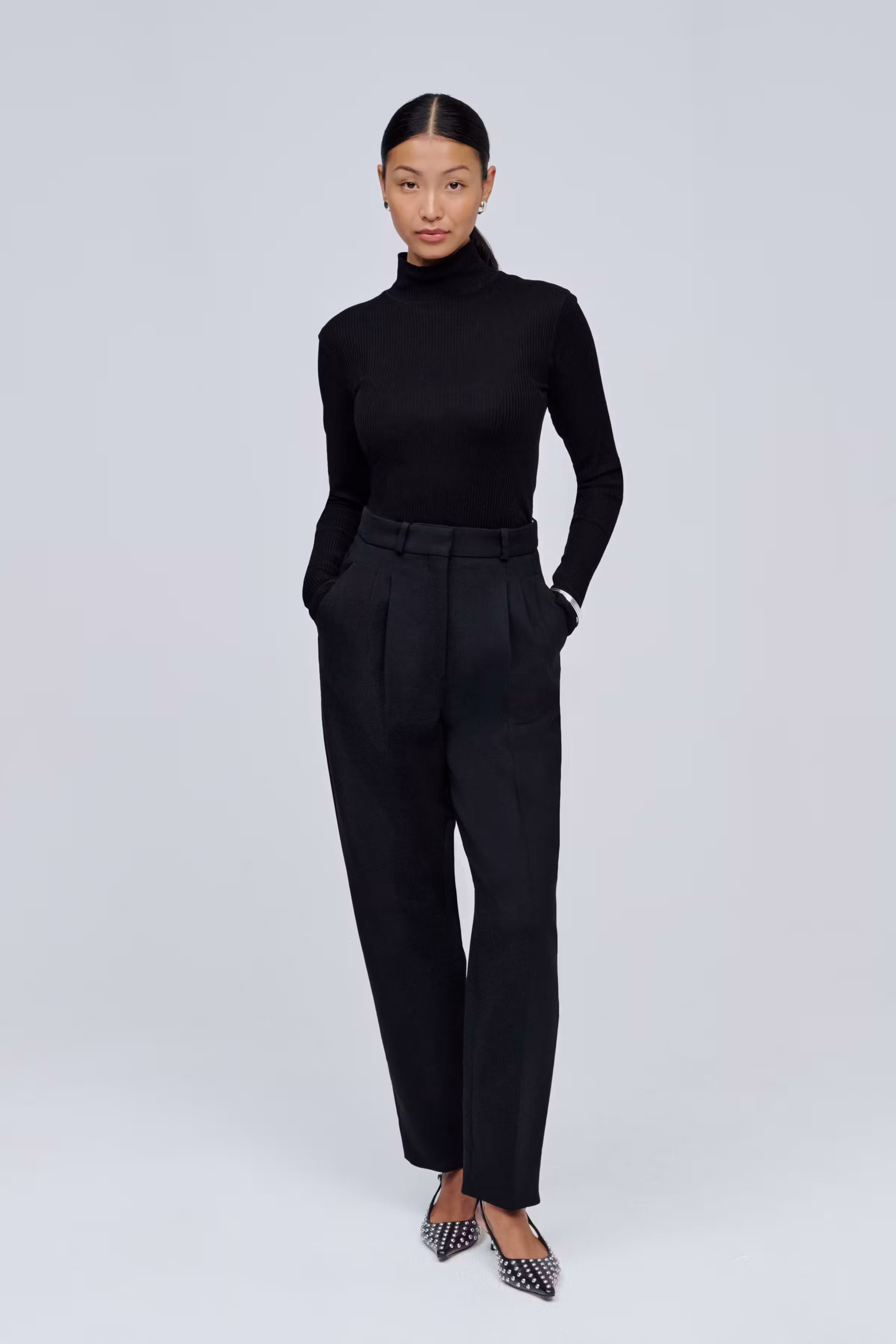 IOPadrona Trousers LOOKBOOK FRONT 30600056-BK999