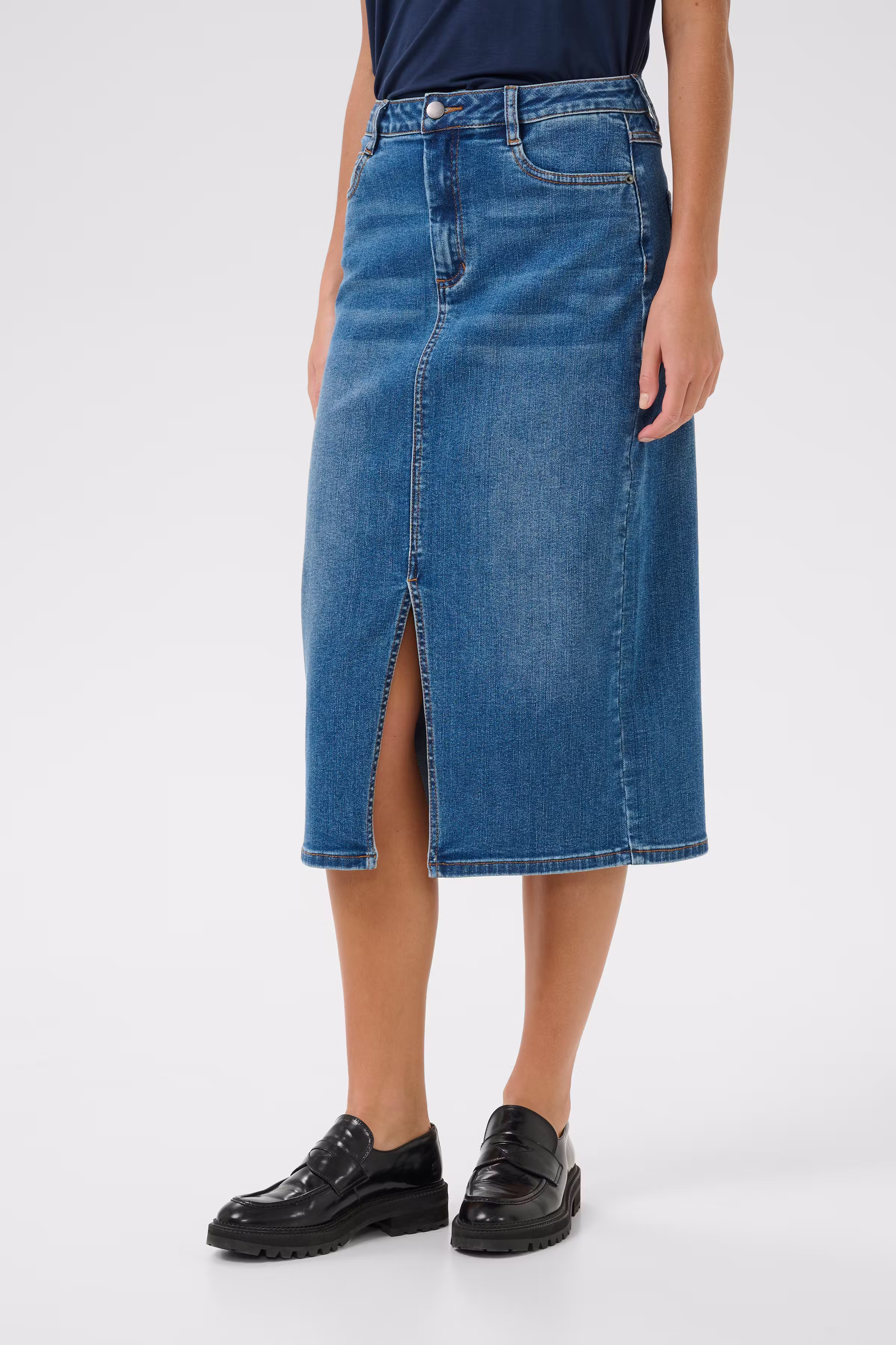 KAsinem Denim Skirt LOOKBOOK FRONT 10509517-102272