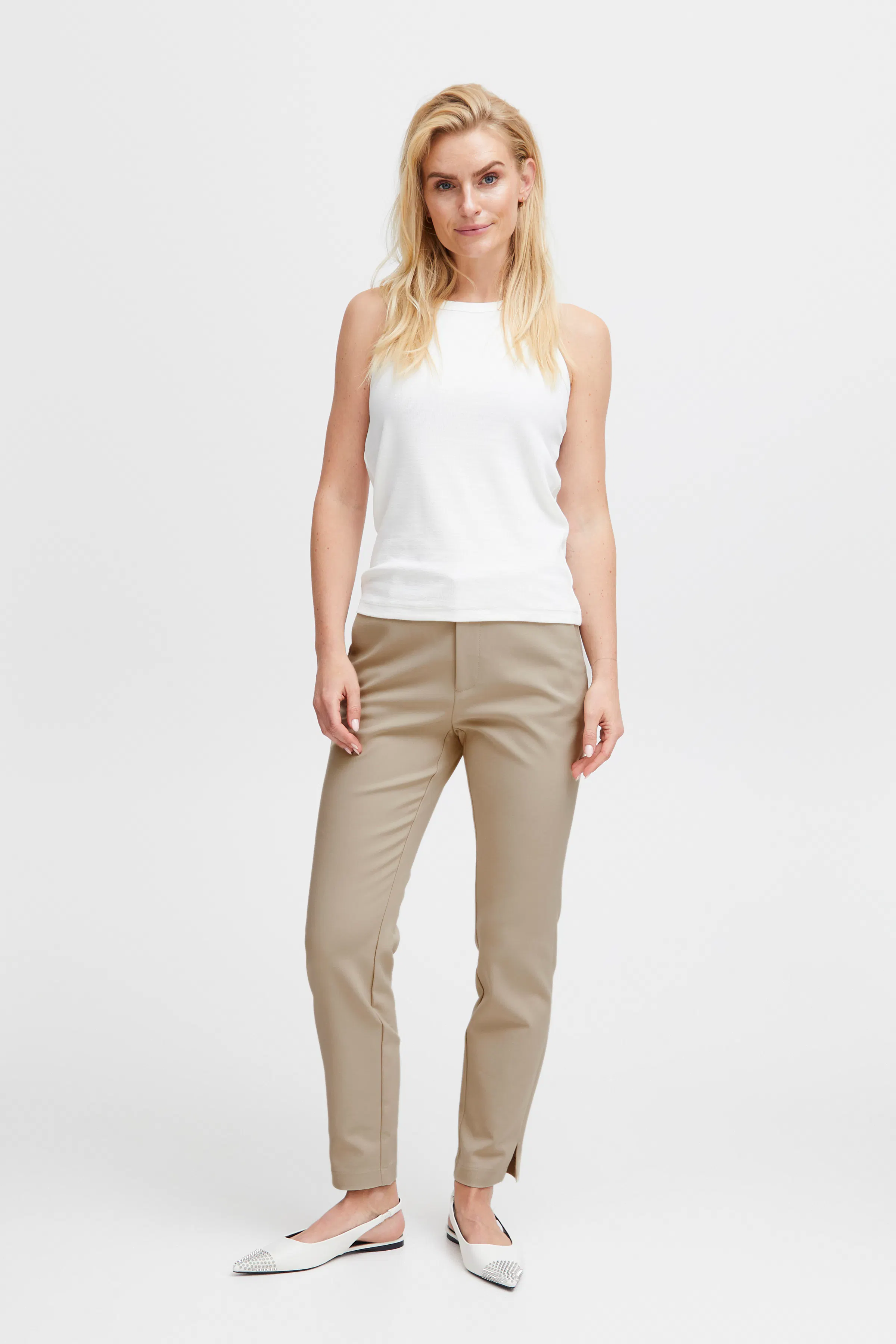 PZBINDY High Waist, Ankle Skinny Leg Bukser LOOKBOOK FRONT 50206891-151307