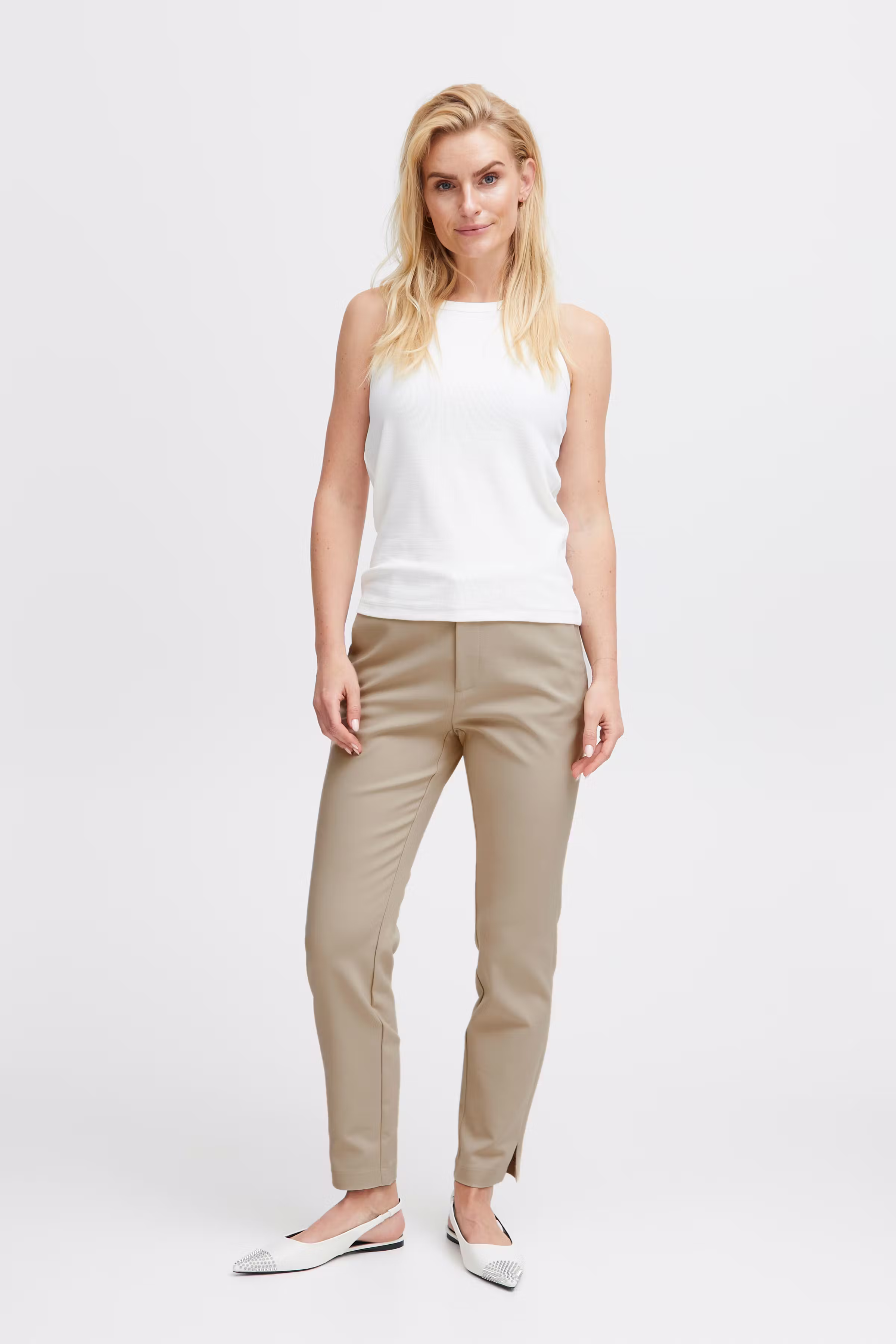 PZBINDY High Waist, Ankle Skinny Leg Bukser LOOKBOOK FRONT 50206891-151307