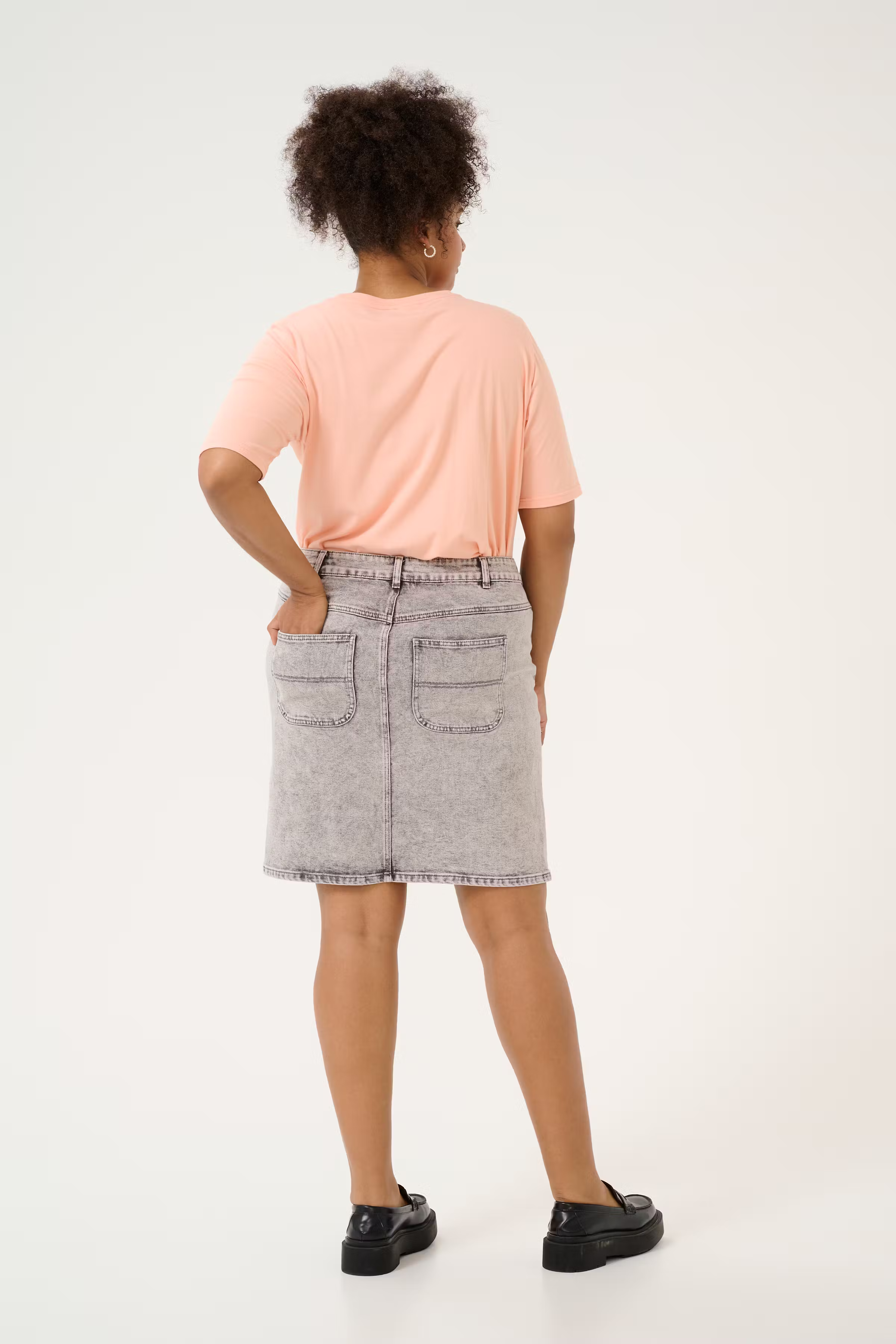 KCamelina Denimnederdel LOOKBOOK BACK 10583017-107107