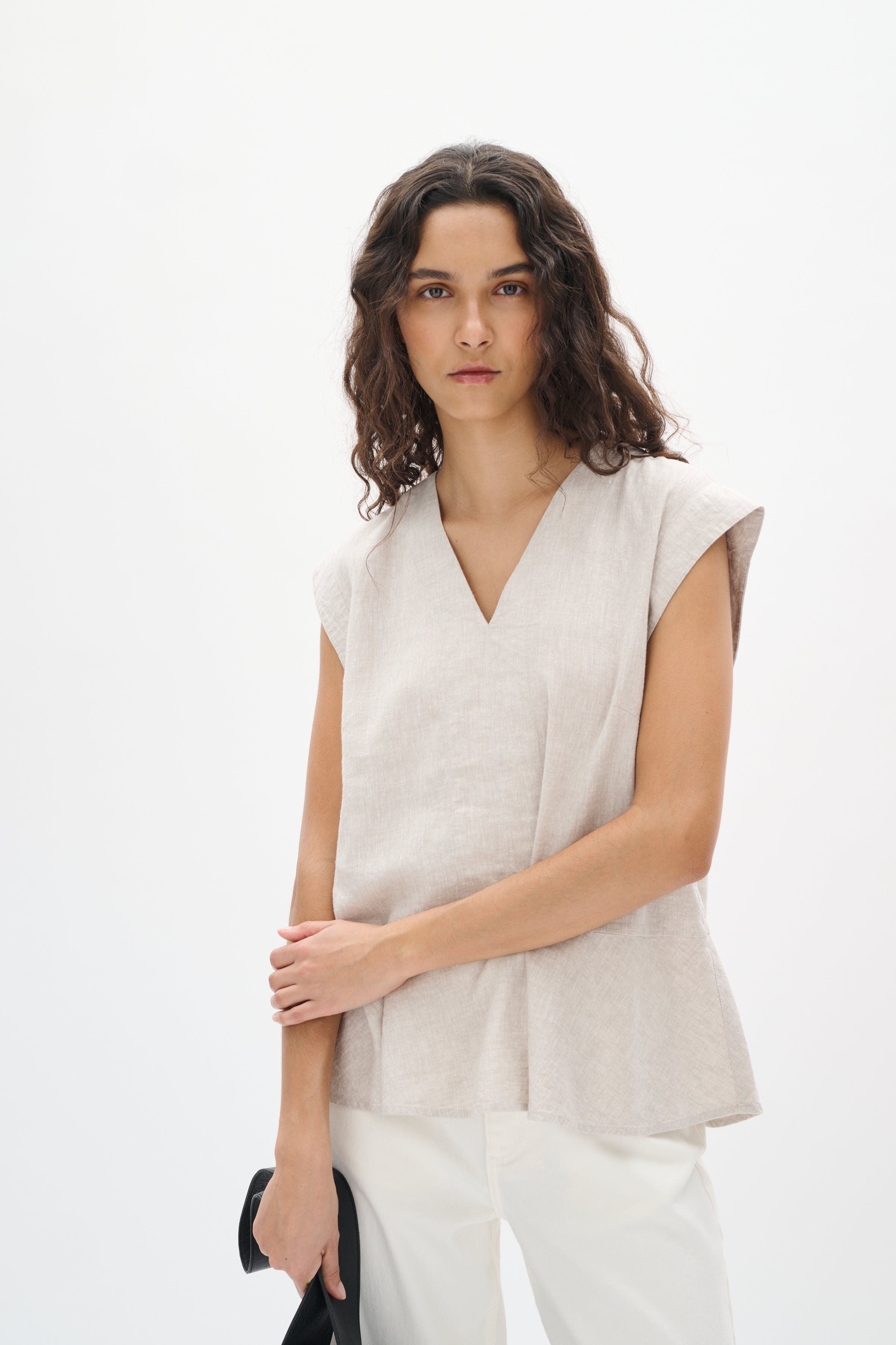 RimoneIW Linnen Top LOOKBOOK FRONT 30110361-1304031