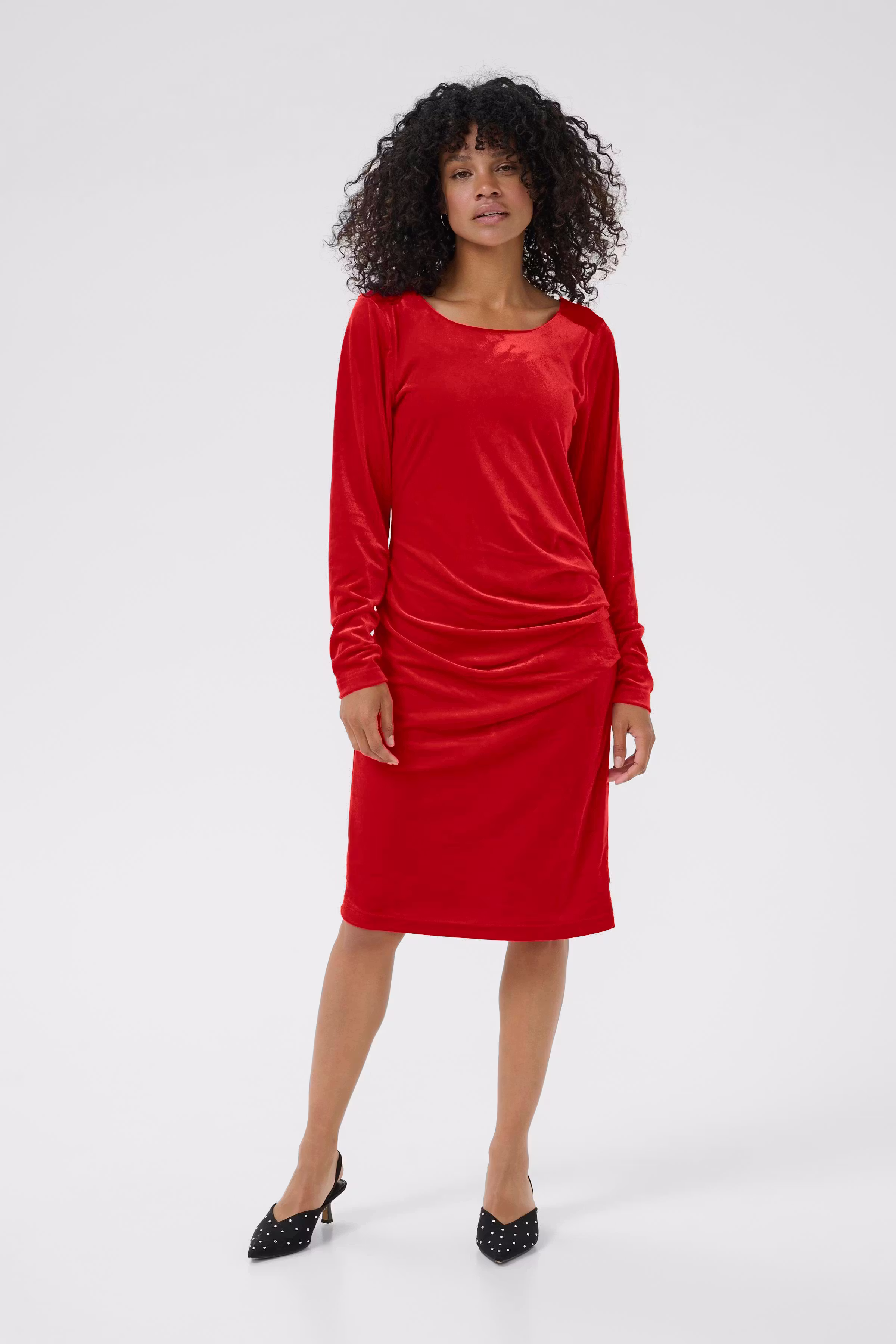 Kelly Velourkjole LOOKBOOK FRONT 10501495-191758