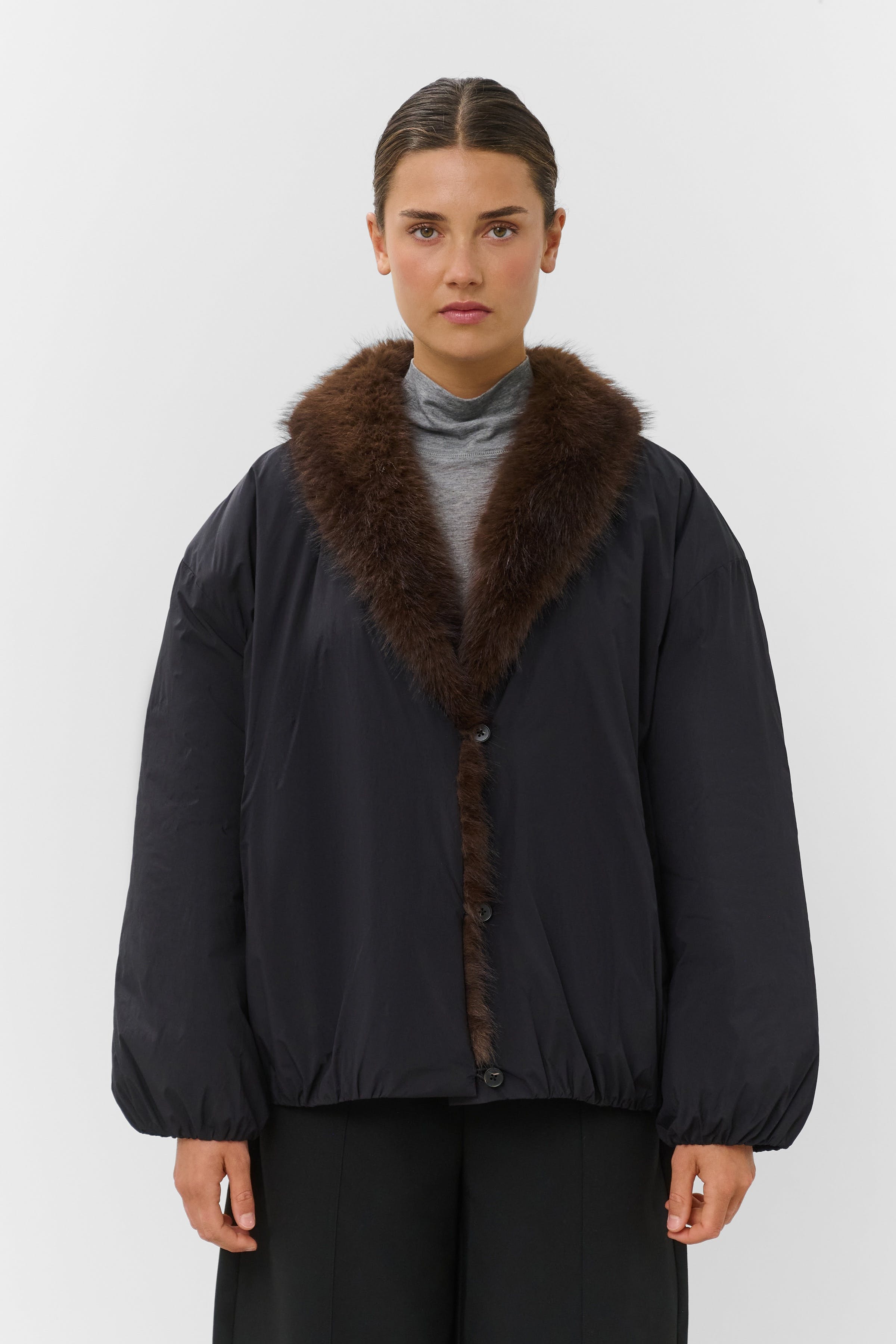 SLPanama Jas Met Bontkraag LOOKBOOK FRONT 30410064-194008