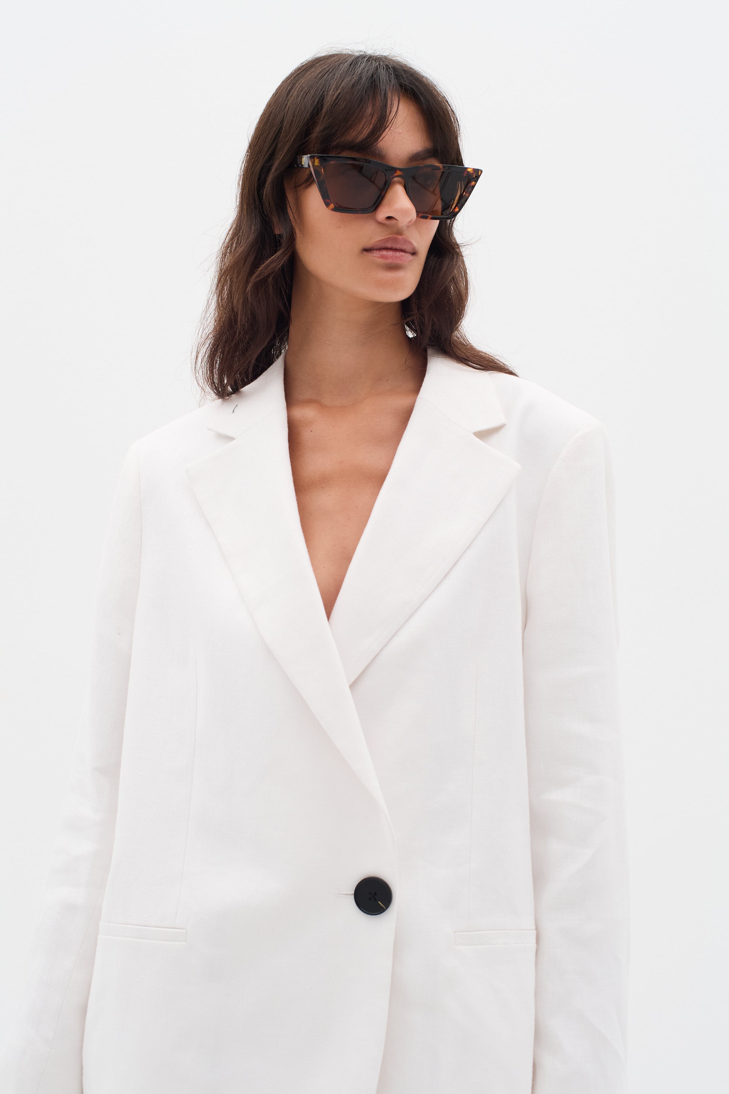 YaizaIW Linnen Blazer LOOKBOOK FRONT 30110461-300001