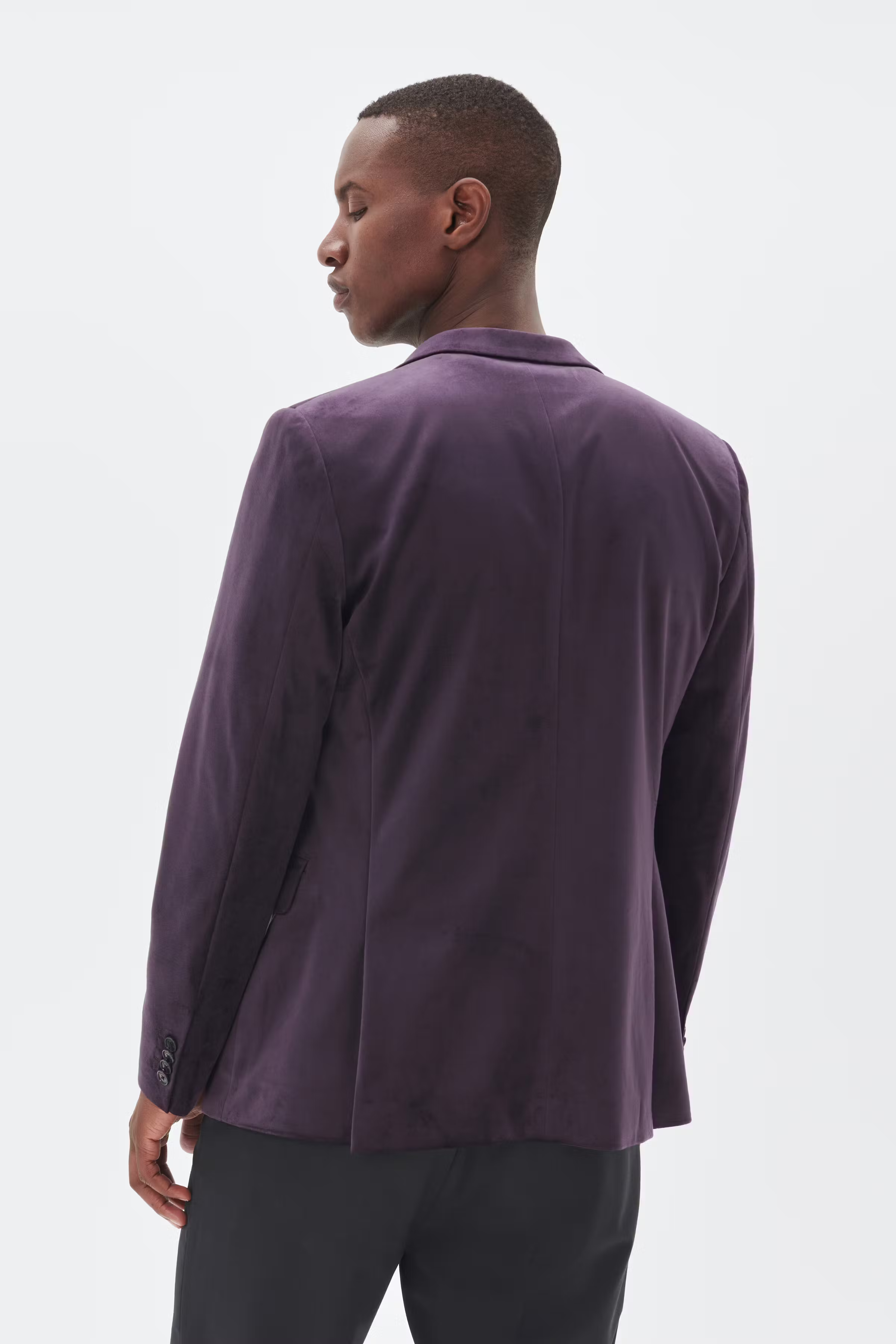 MAgeorge Velour Blazer LOOKBOOK BACK 30205027-193712