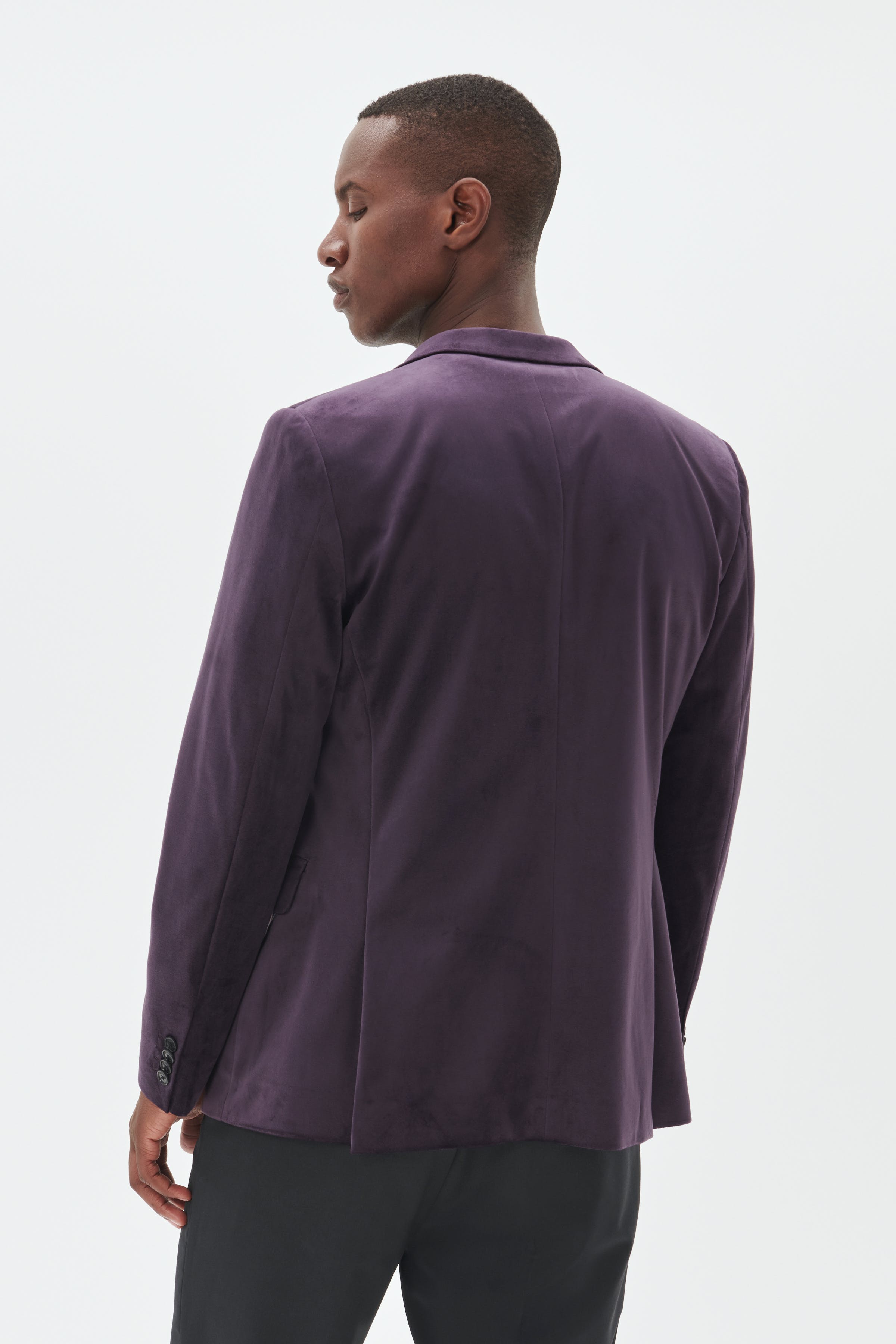 MAgeorge Velour Blazer LOOKBOOK BACK 30205027-193712