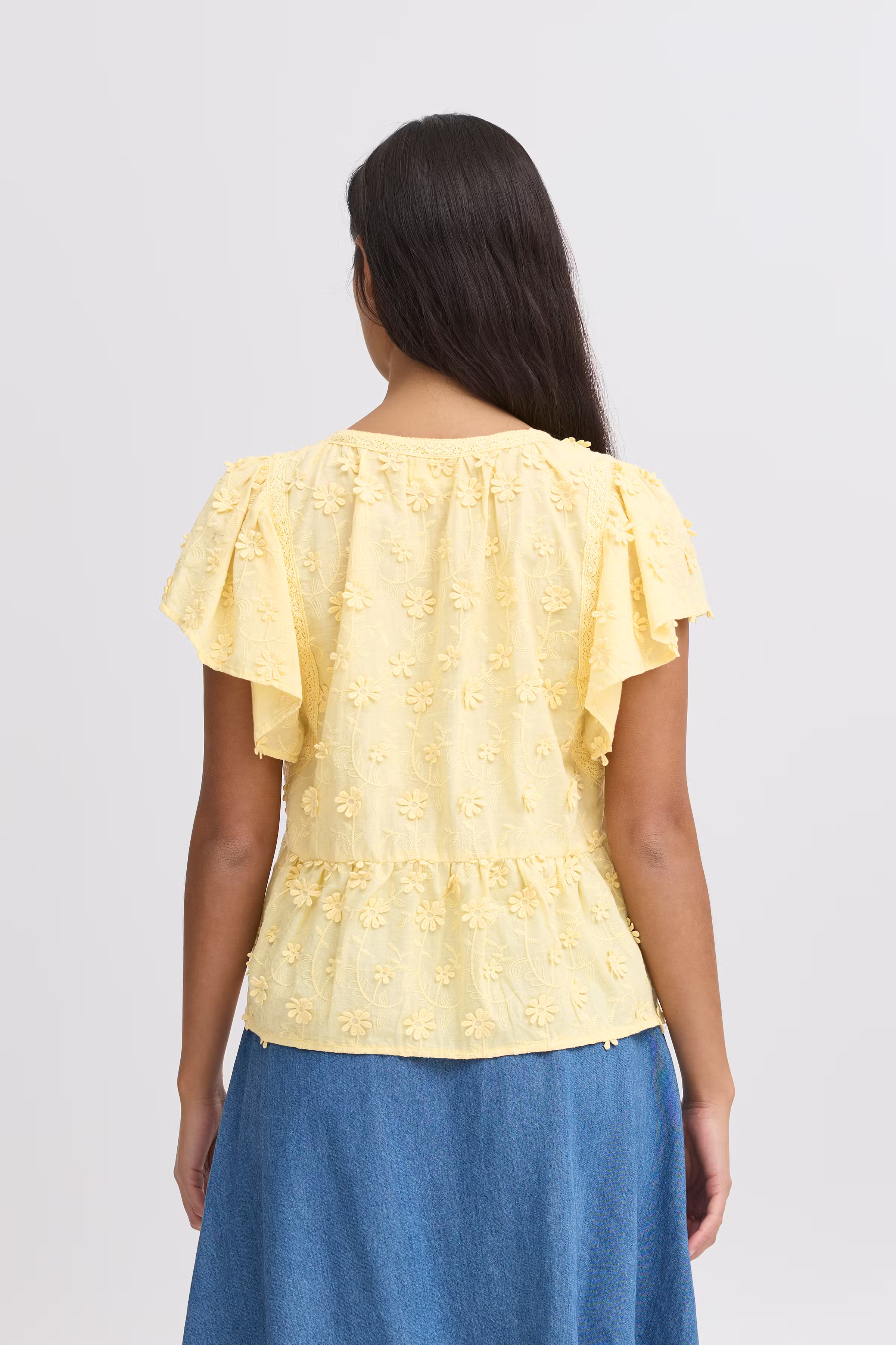 IRLIANE Kurzarm-Bluse LOOKBOOK BACK 20122626-120826