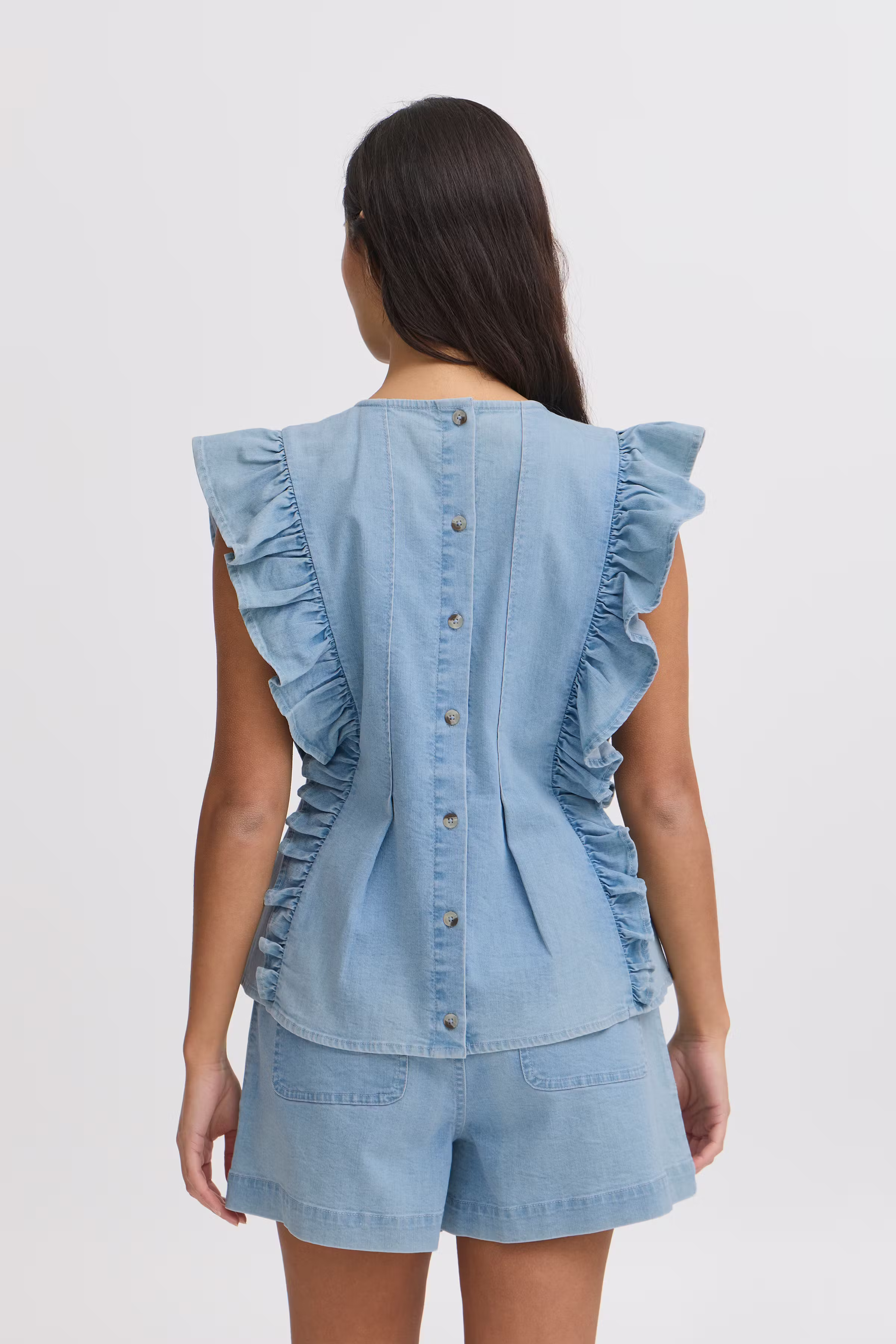 IRTRICA Mouwloos shirt LOOKBOOK BACK 20122995-204093