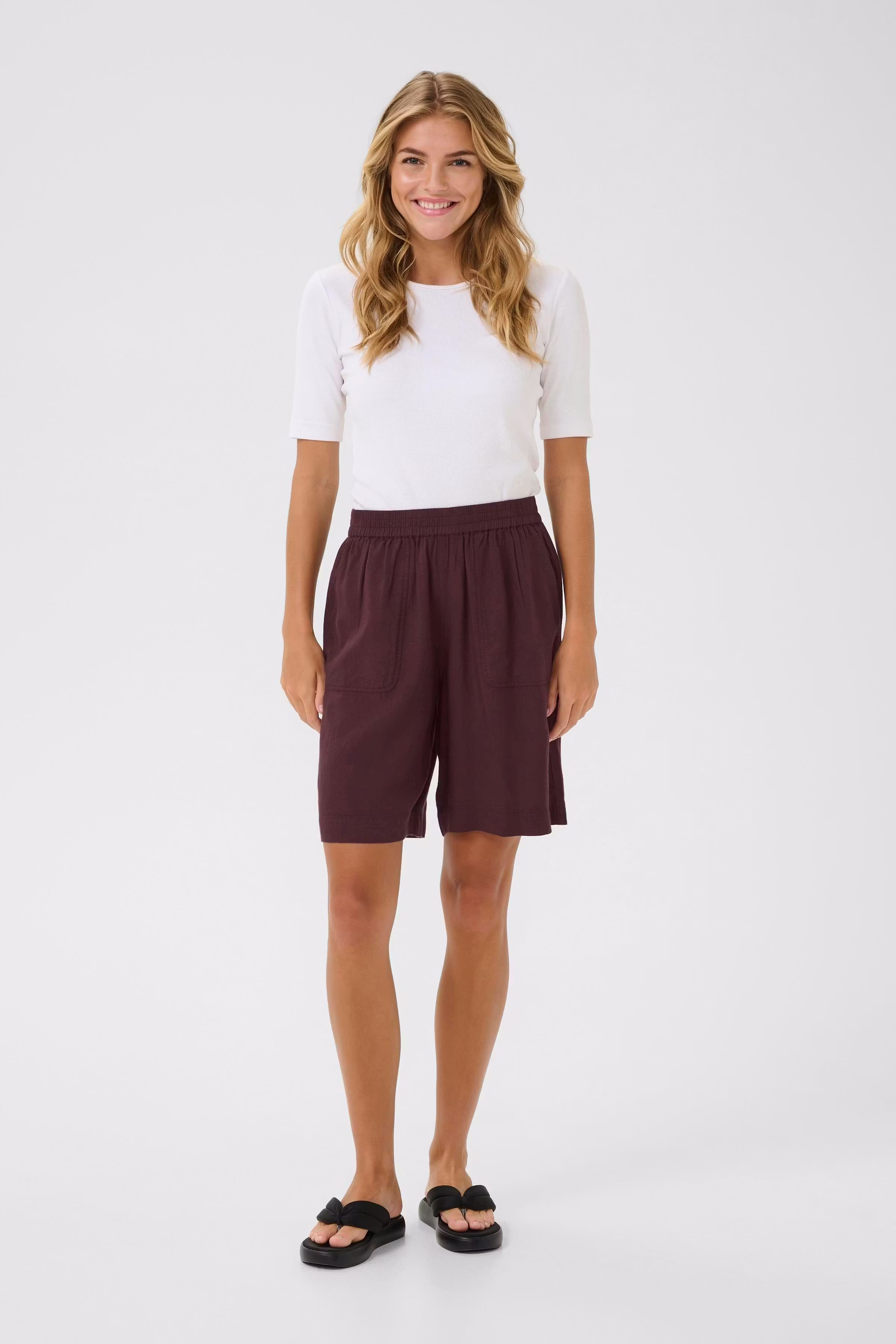 KAmilia Linnen Shorts LOOKBOOK FRONT 10509668-191619