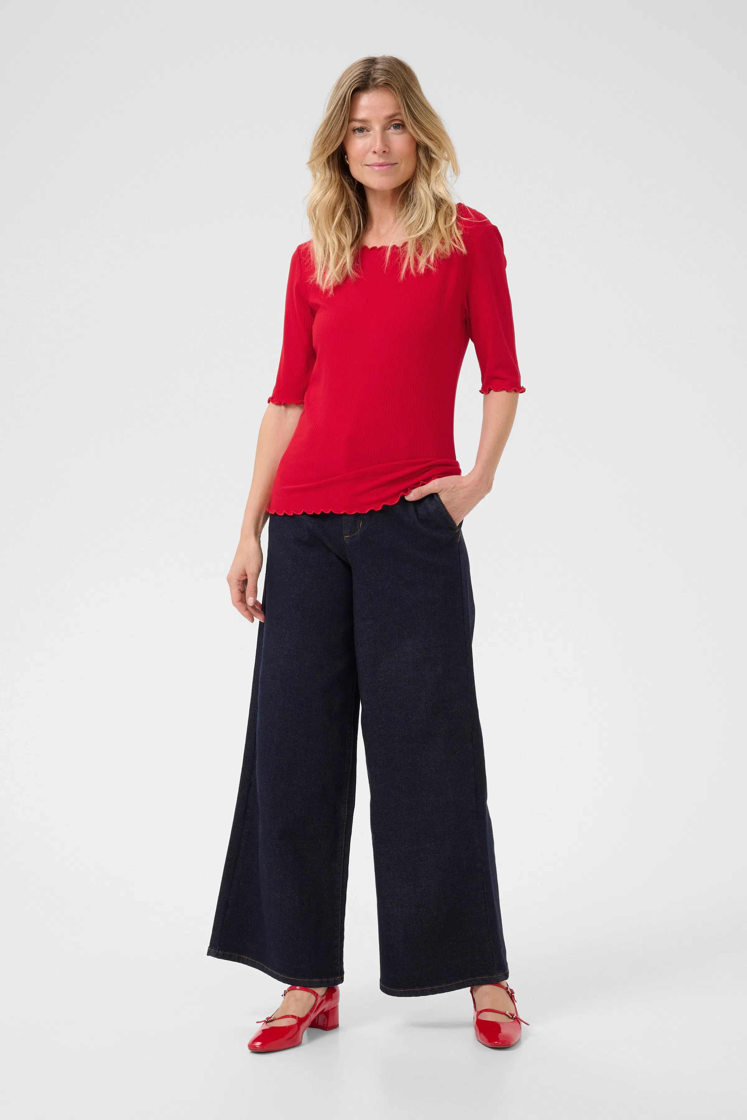 CRRibba Blouse LOOKBOOK FRONT 10611076-181653