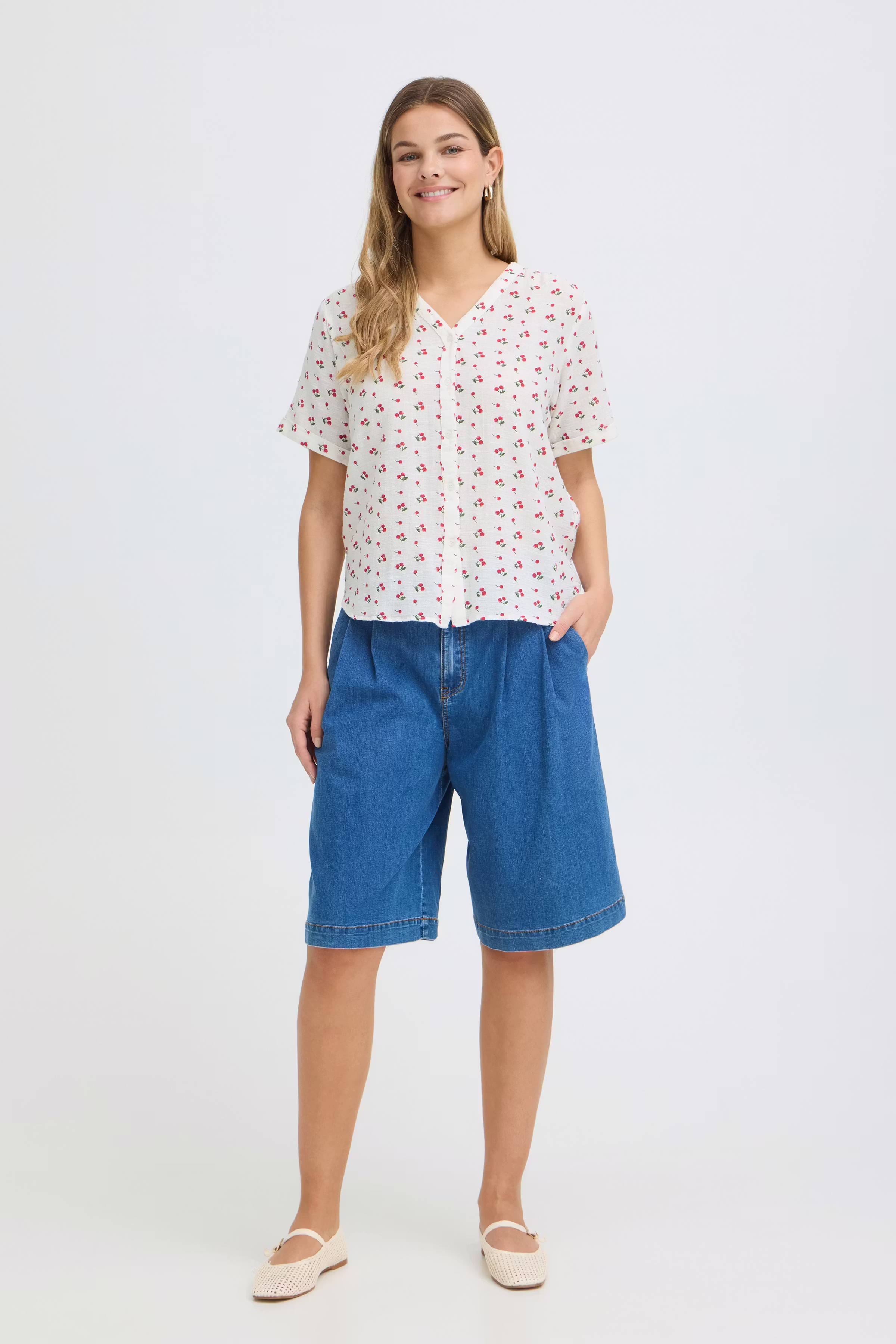FRBOBBI Skjorte LOOKBOOK FRONT 20615707-900008403