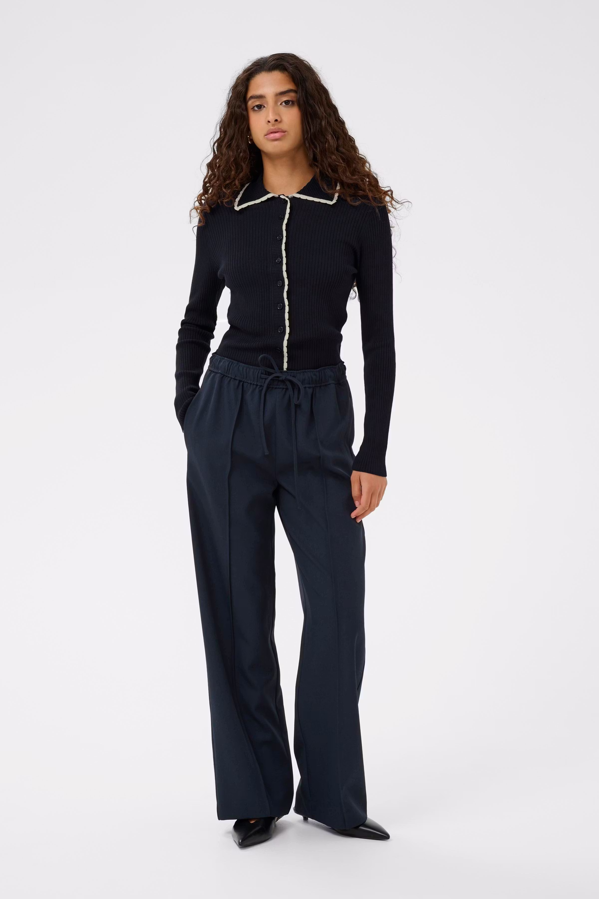 SLLysandra Cardigan LOOKBOOK FRONT 30408852-194011