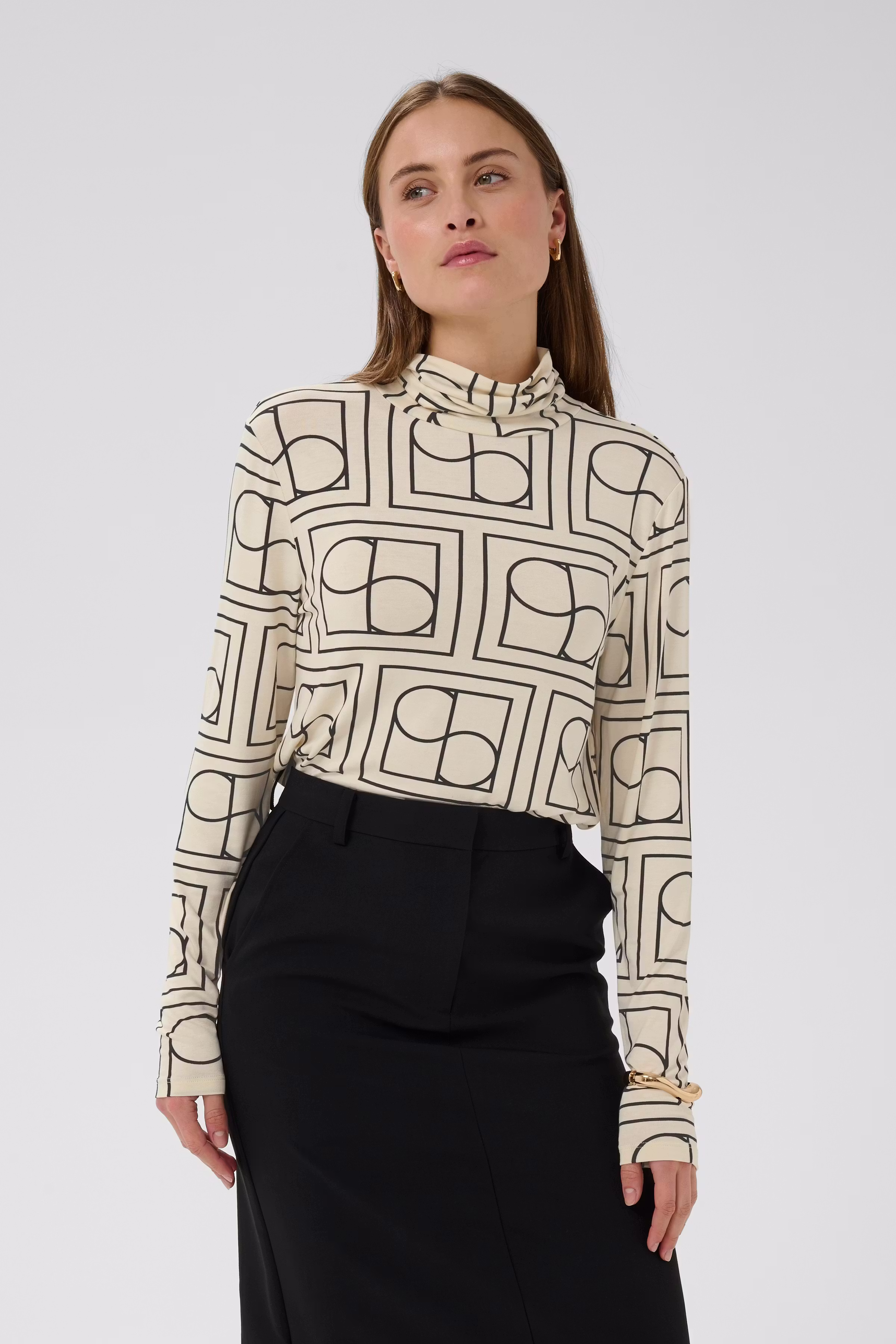 SLHanadi Rollkragenpullover LOOKBOOK FRONT 30405647-303286