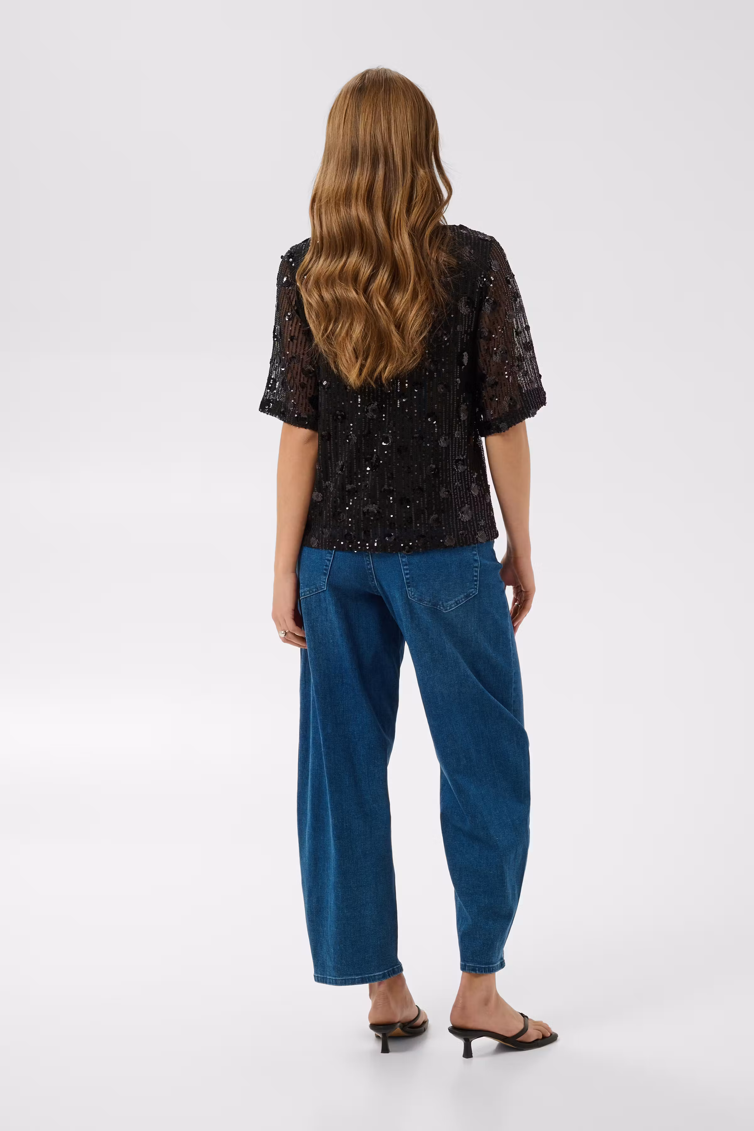 KAgrace Paljett Bluse LOOKBOOK BACK 10512320-100121