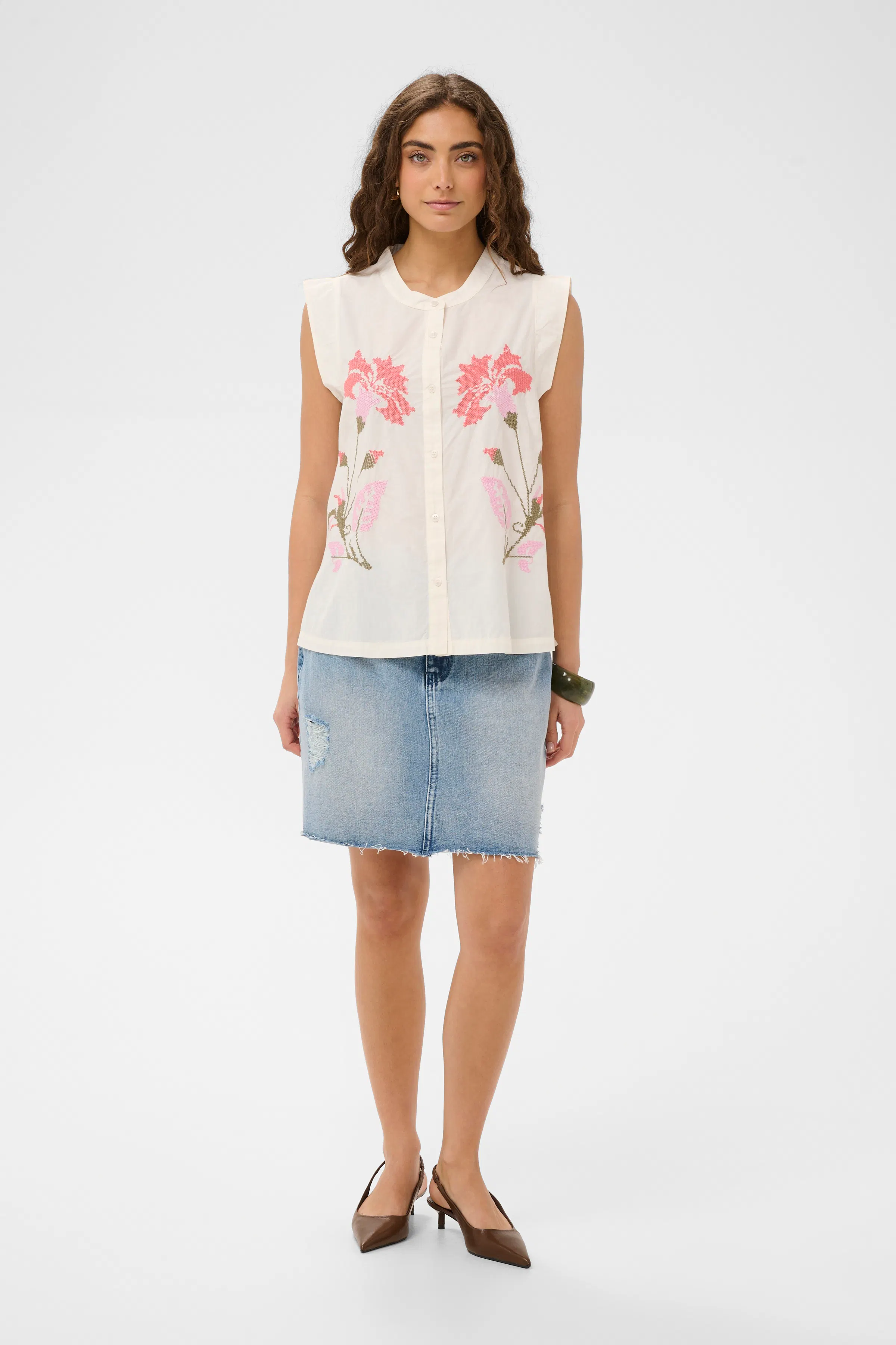 CUalvild Skjorta LOOKBOOK FRONT 50113280-500013