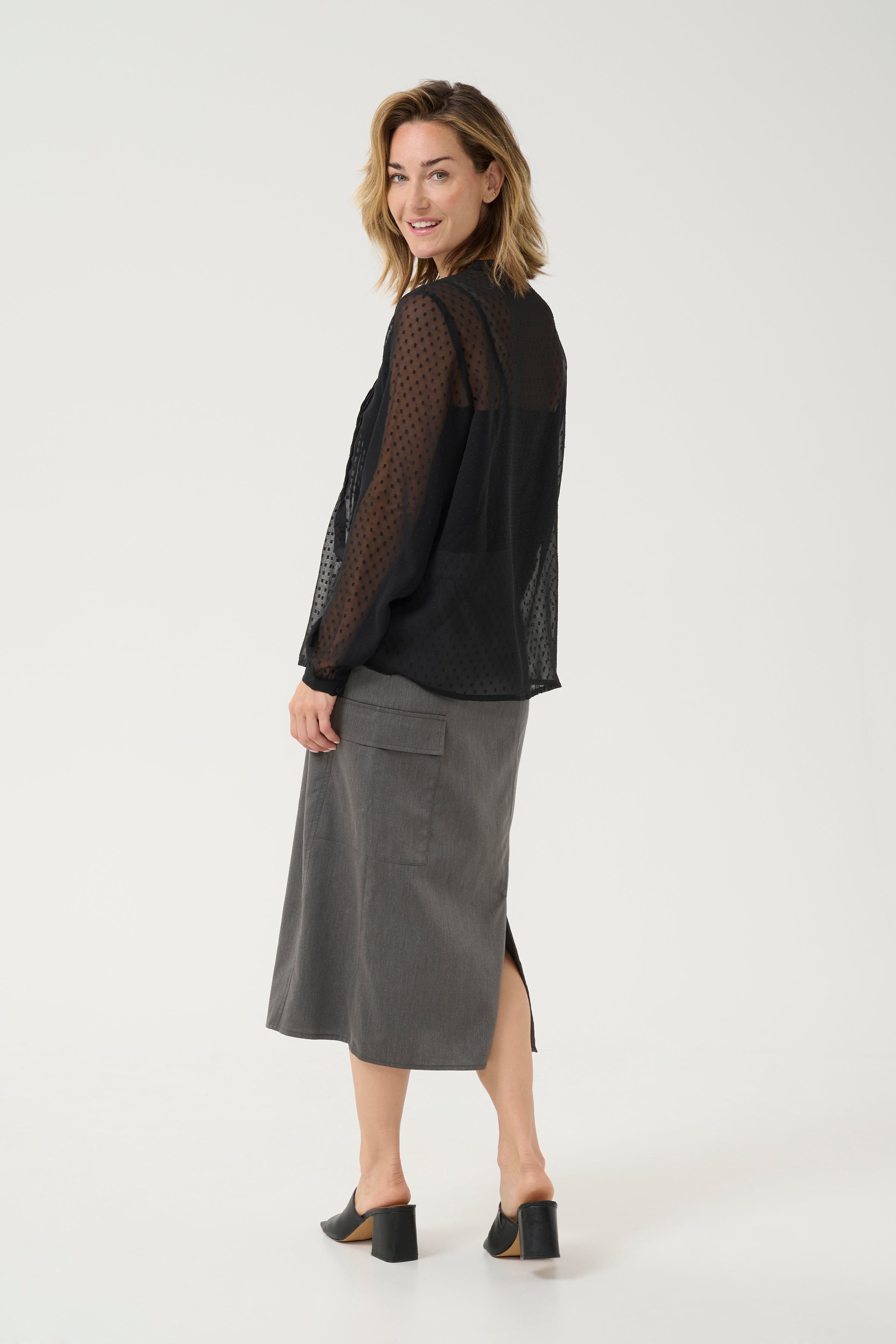 BPandrea Skjorte LOOKBOOK BACK 10590790-100121B