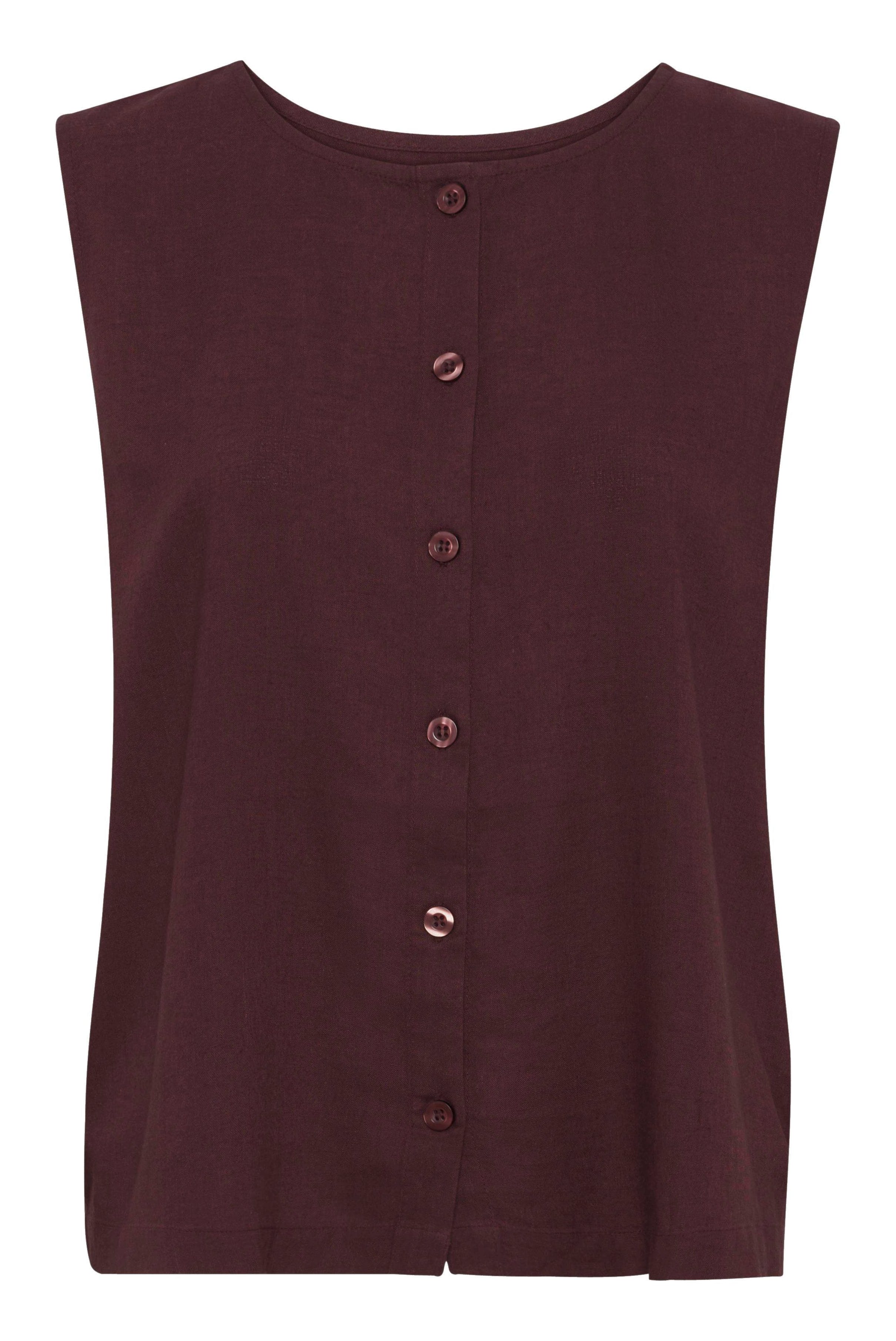 KAmilia Linen Blouse PACK FRONT 10510158-171558