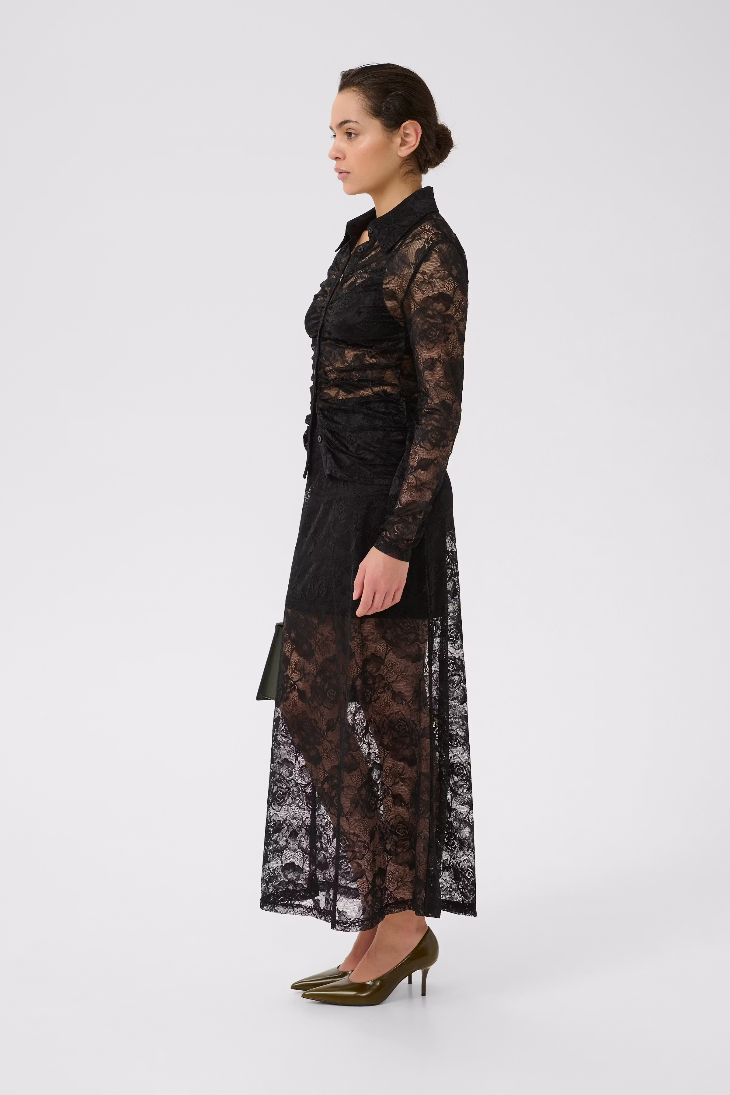 GZleala Blondeskjorte LOOKBOOK FRONT 10910526-100017