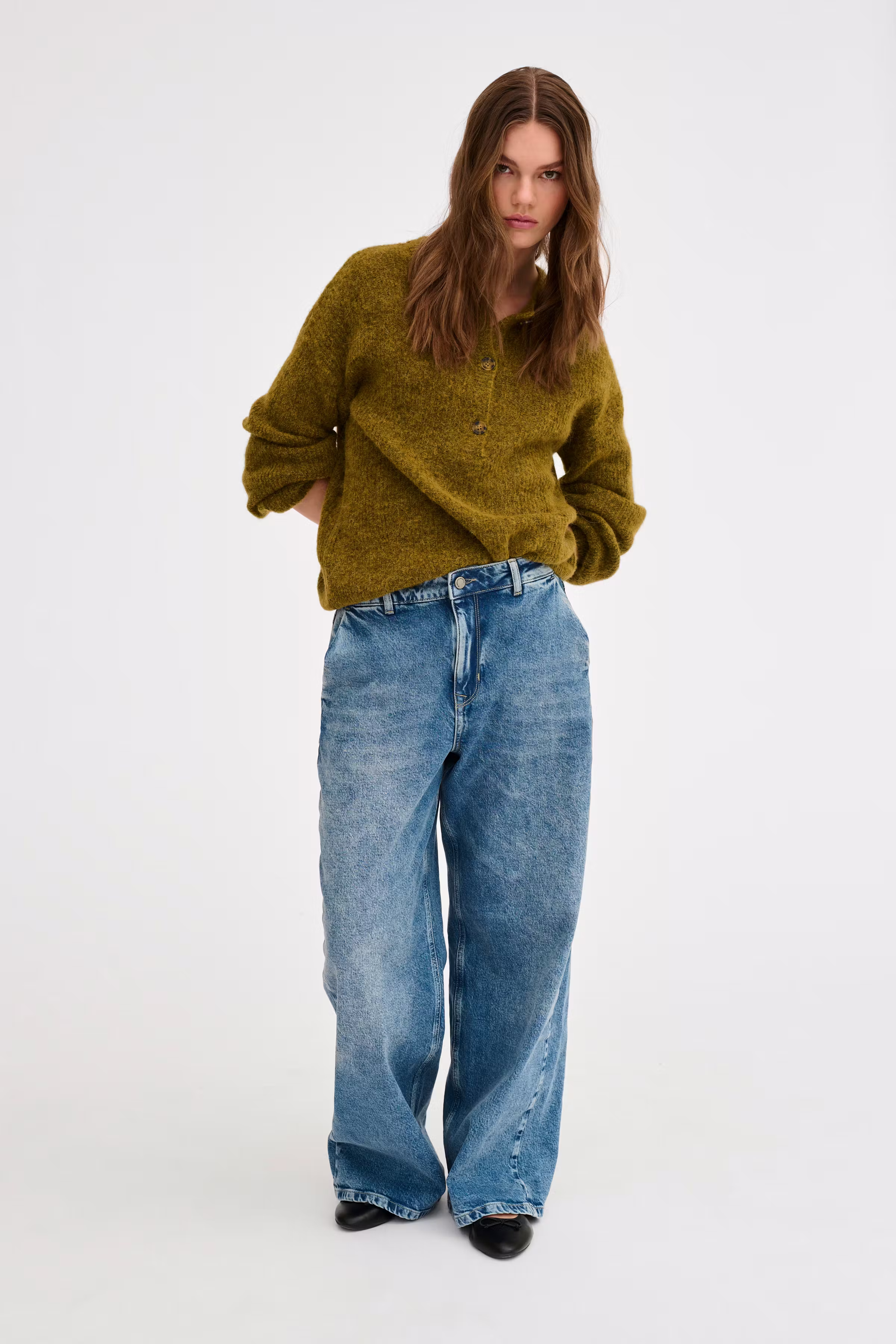 TusaMW Wide jeans LOOKBOOK FRONT 10704440-100053
