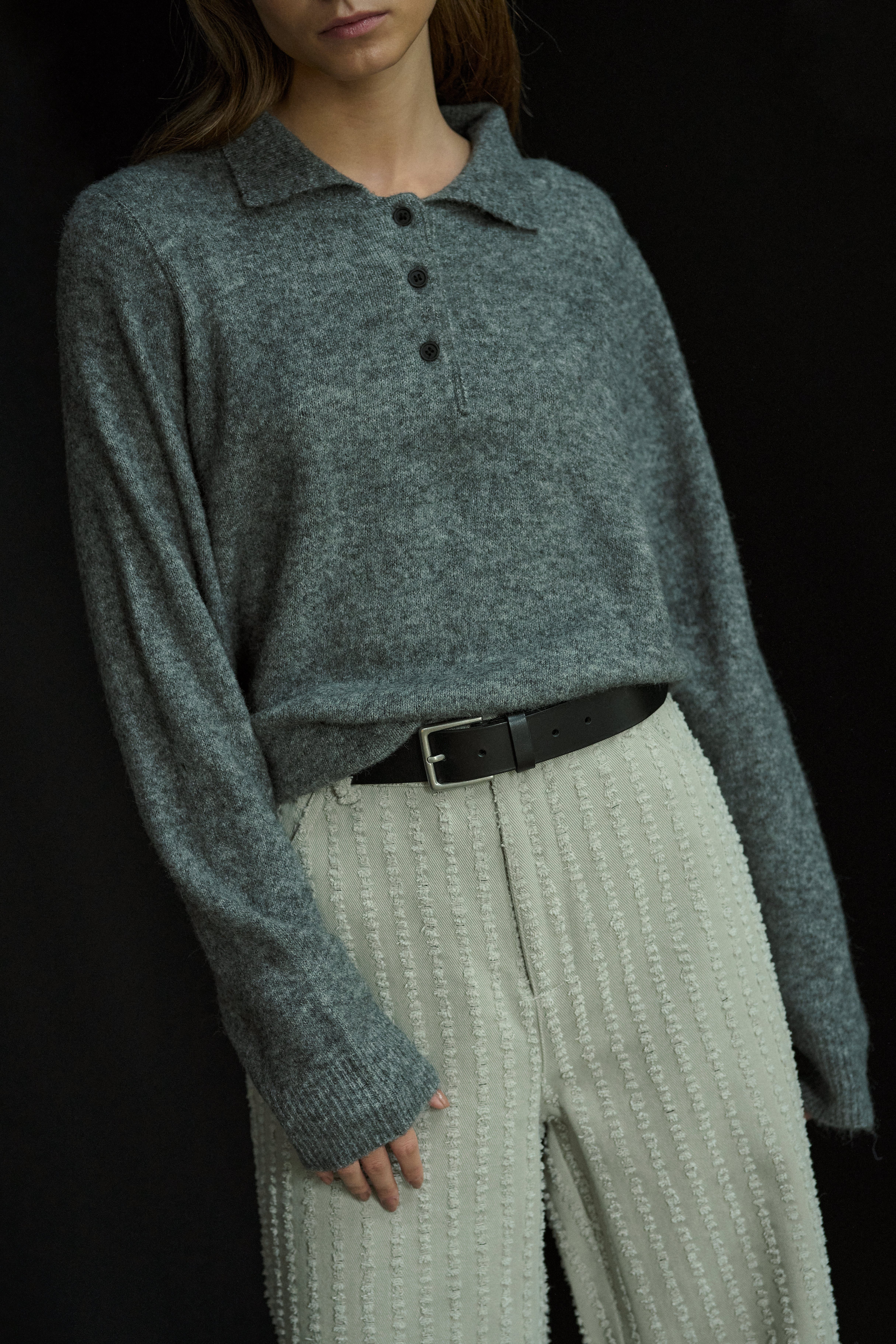 KBNoabelle Poloshirt i strik LOCATION NONE 10105346-1638011