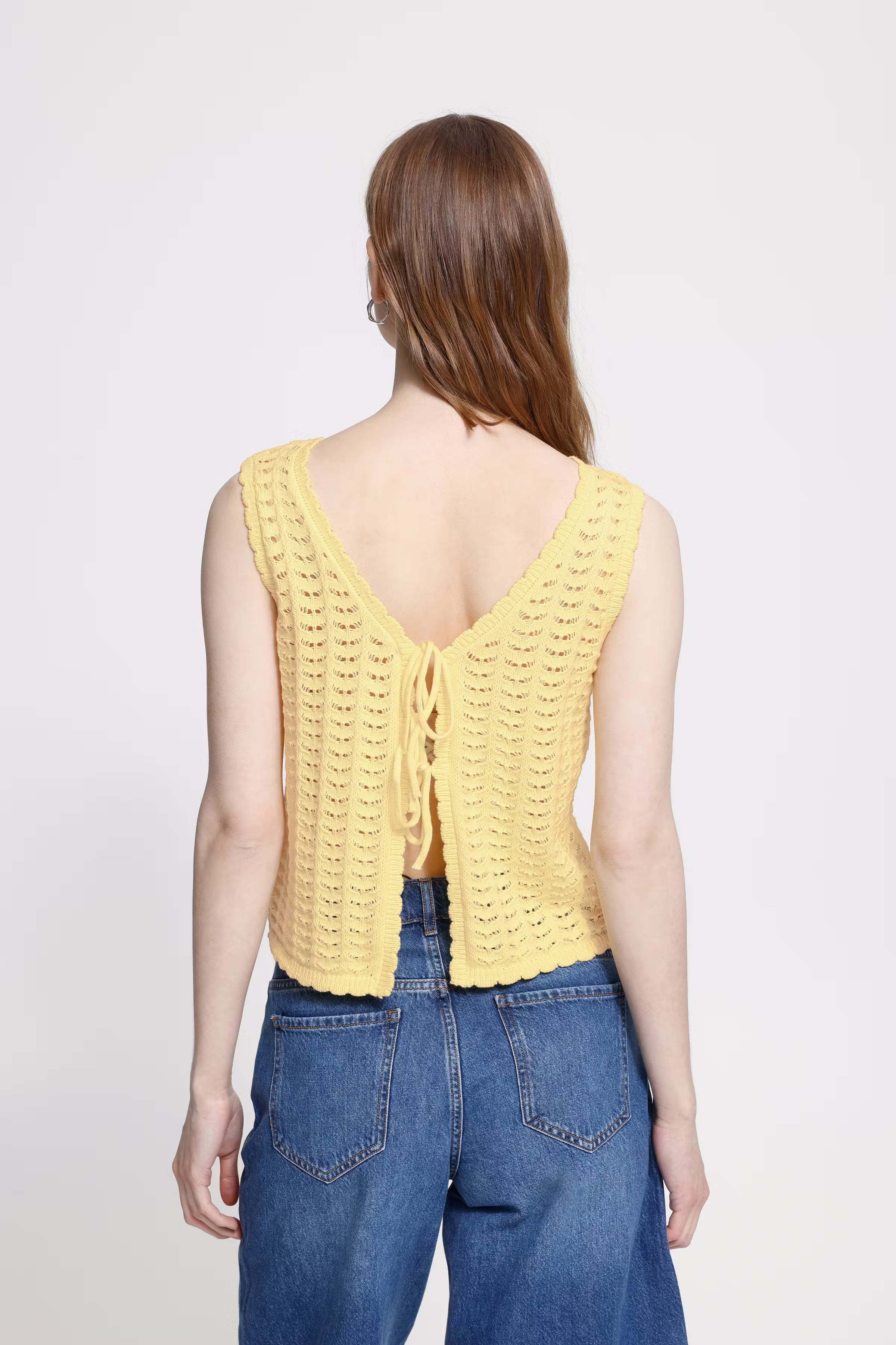 IHDOSIA Strikket vest LOOKBOOK BACK 20125703-120720