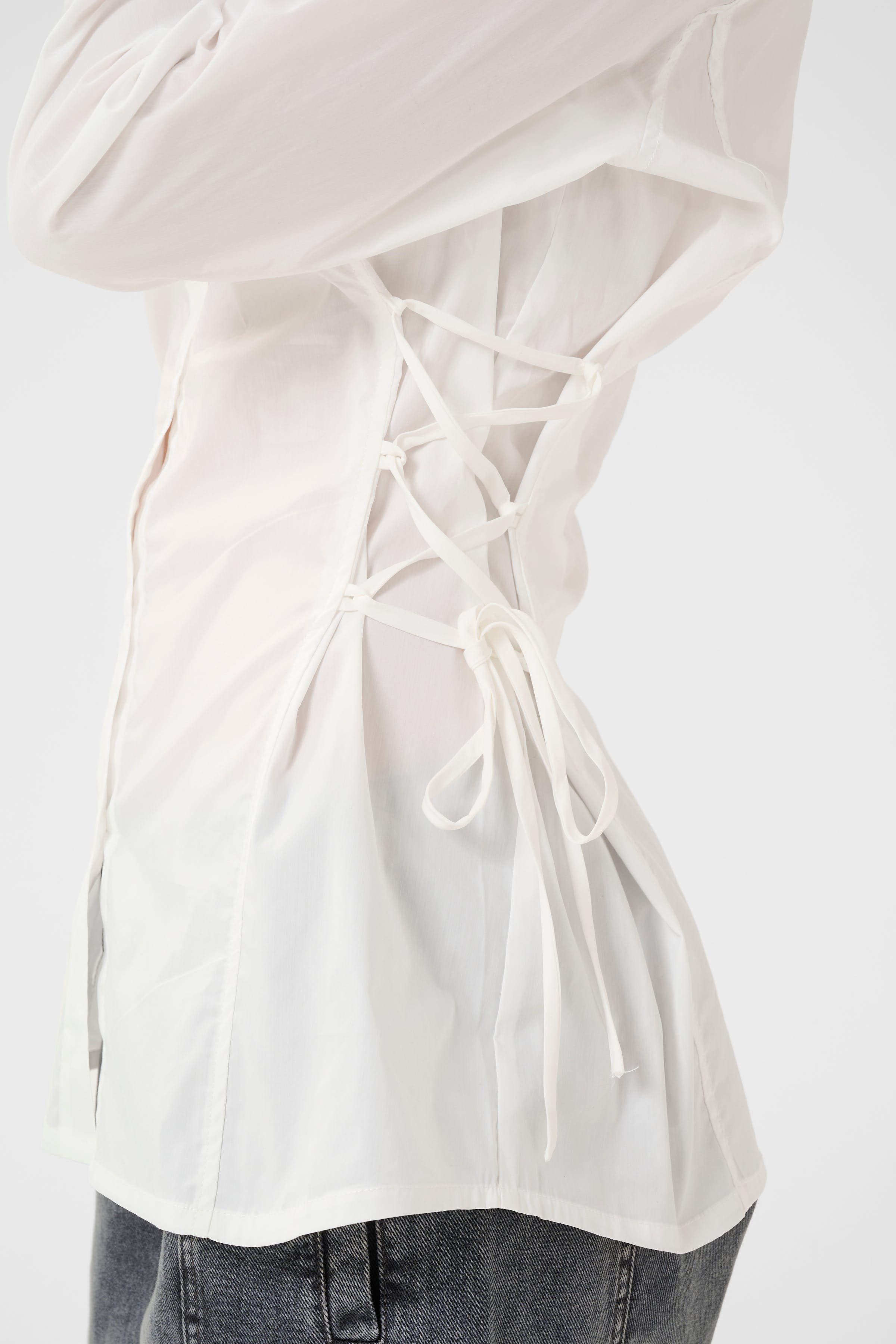 CUtoyam Hemden mit Schnürung LOOKBOOK DETAIL 50112129-500013