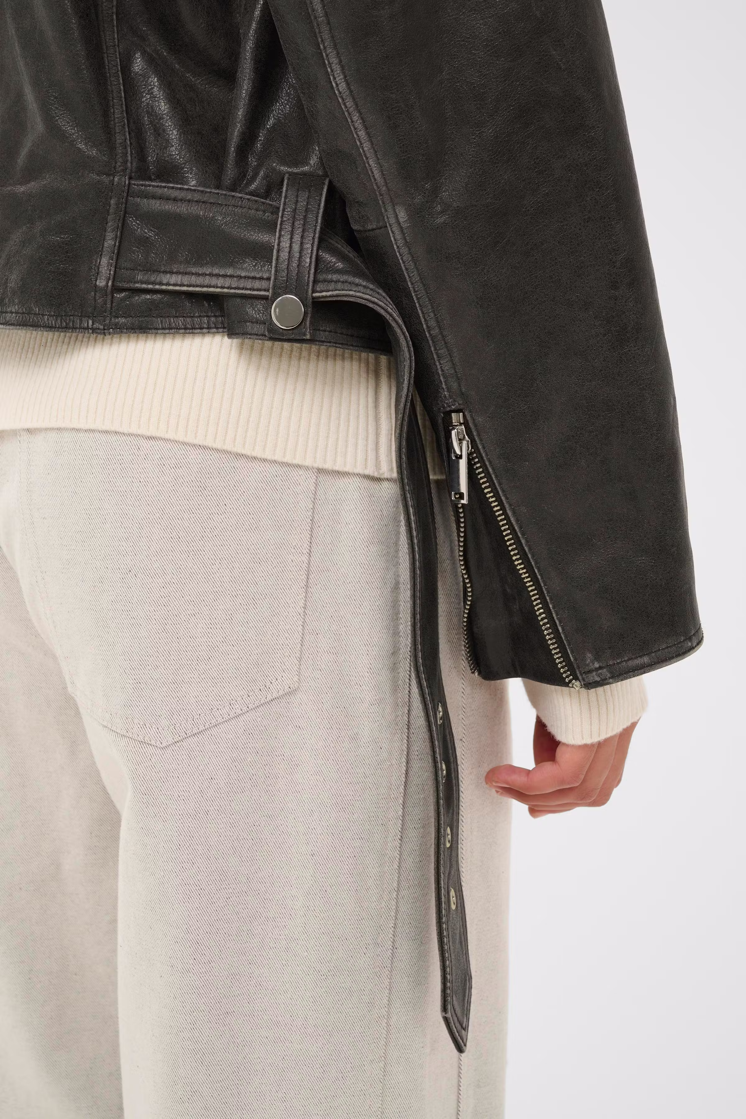 SLPanima Leather jacket LOOKBOOK DETAIL 30408829-190000