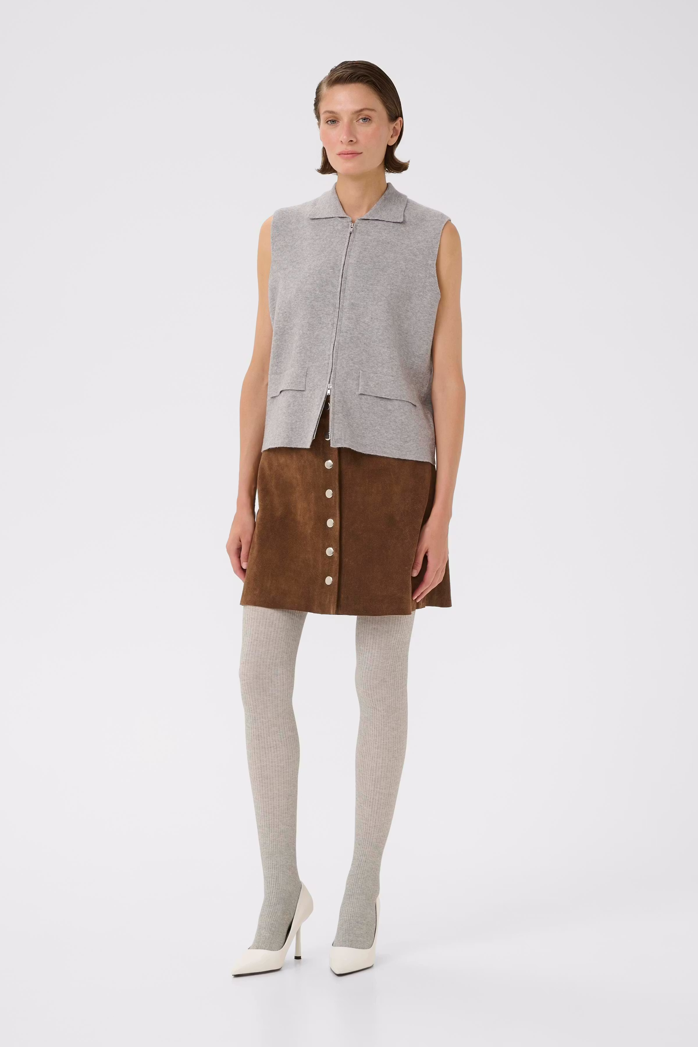 KBEbba Ruskindsnederdel LOOKBOOK FRONT 10105861-181124