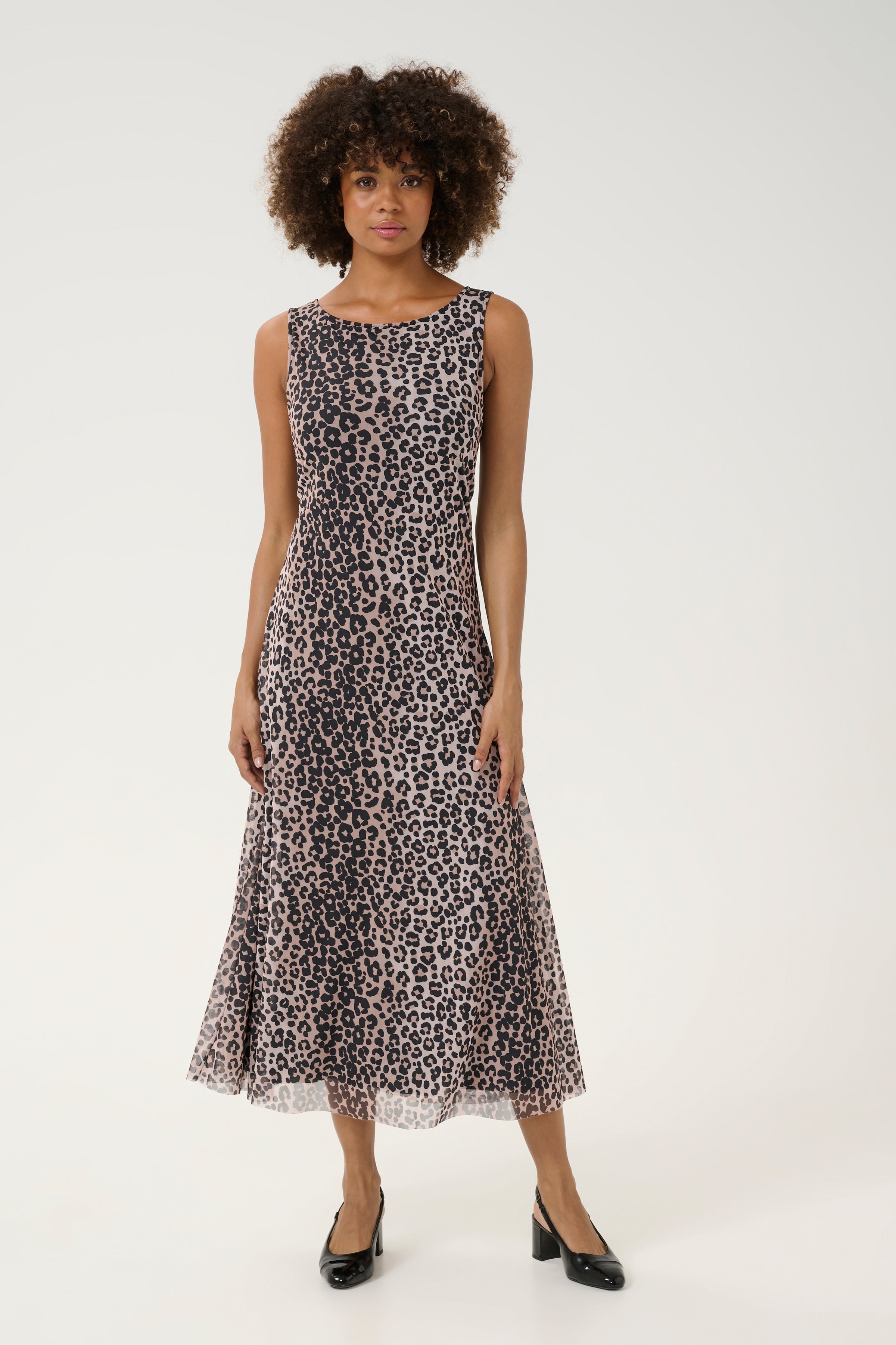 CUattie Leopardenkleid LOOKBOOK FRONT 50111706-107355