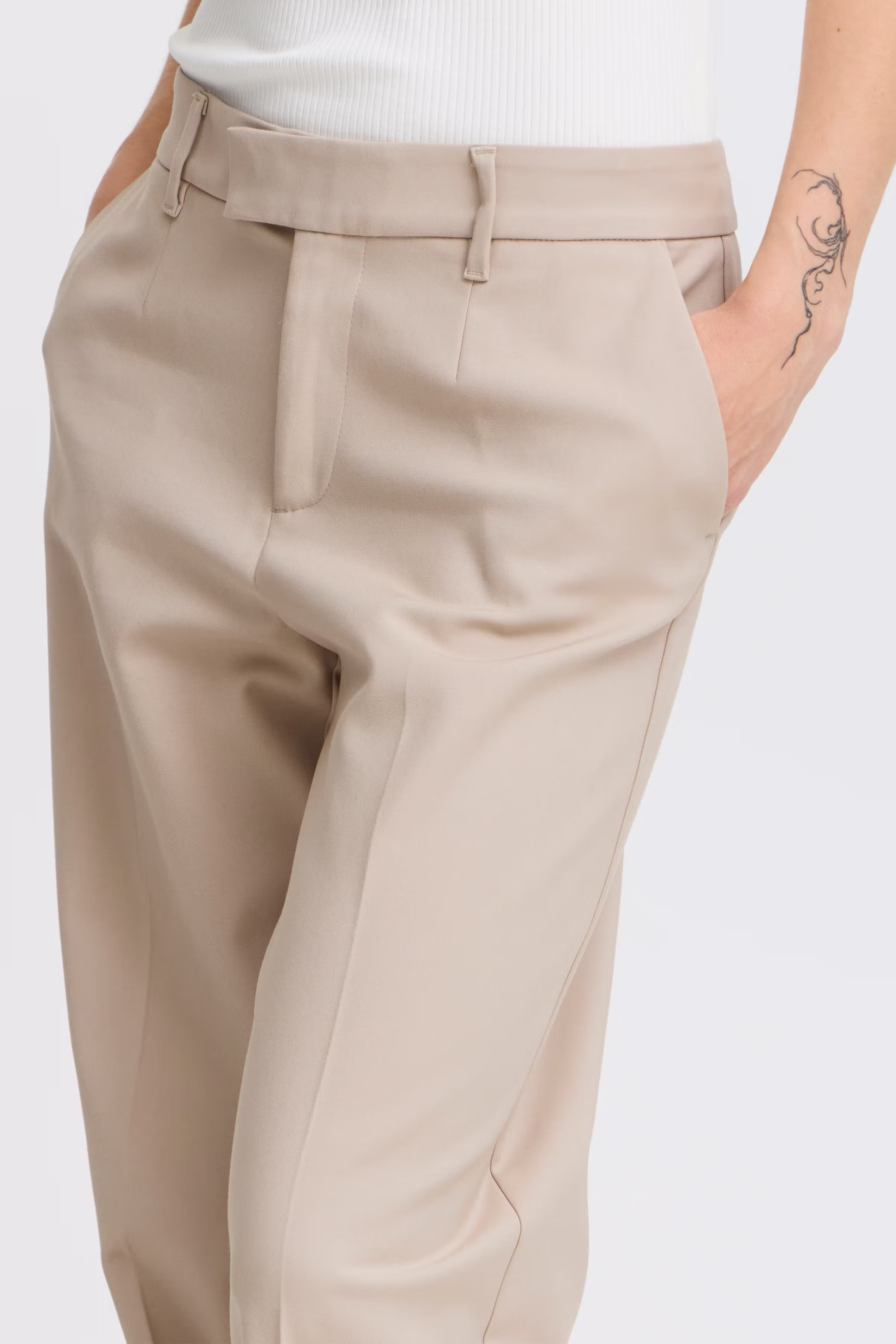 PZBINDY High Waist Wide Leg Bukser LOOKBOOK DETAIL 50206519-161305