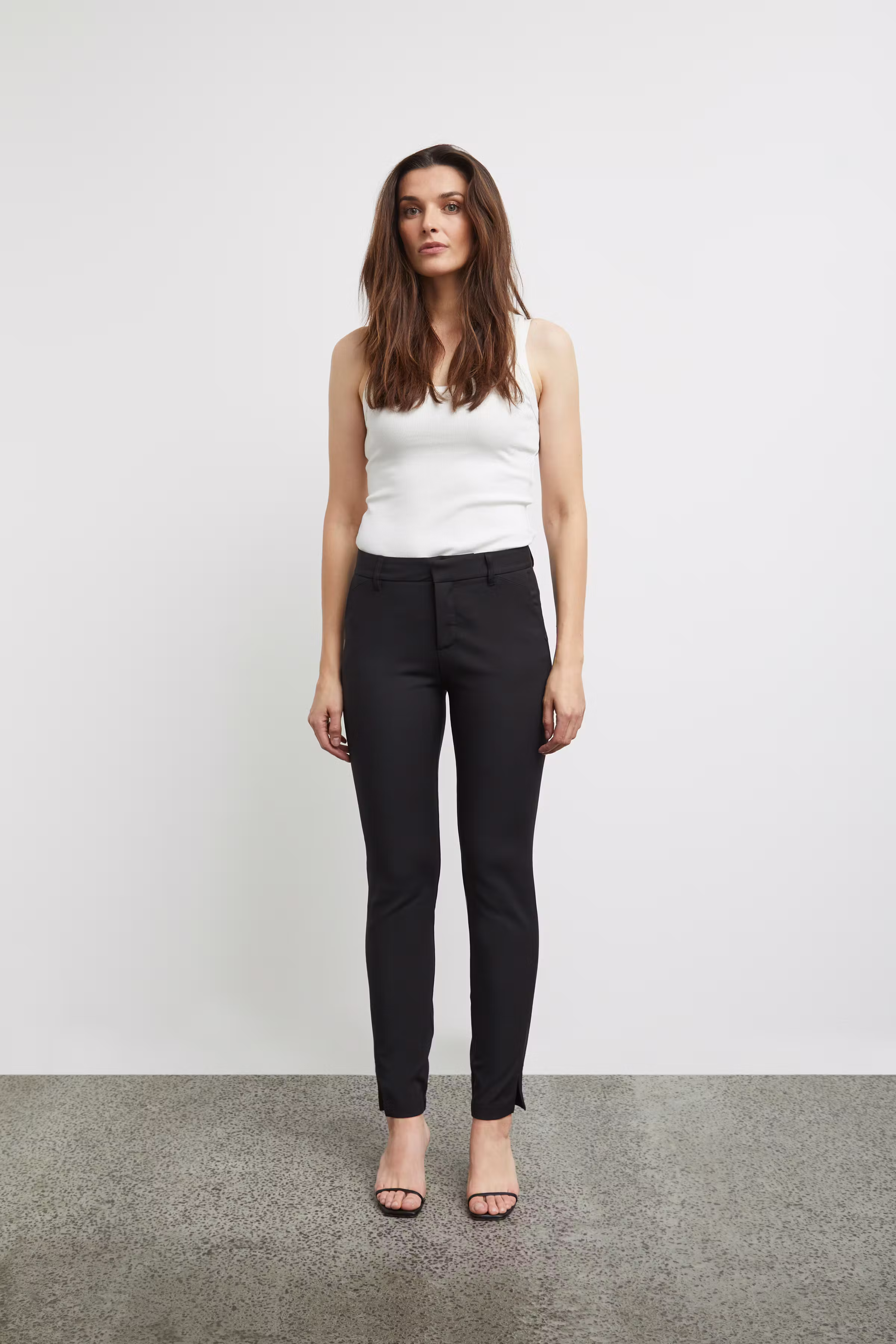 PZBINDY High Waist Long Skinny Leg Bukser LOCATION NONE 50206472-193911