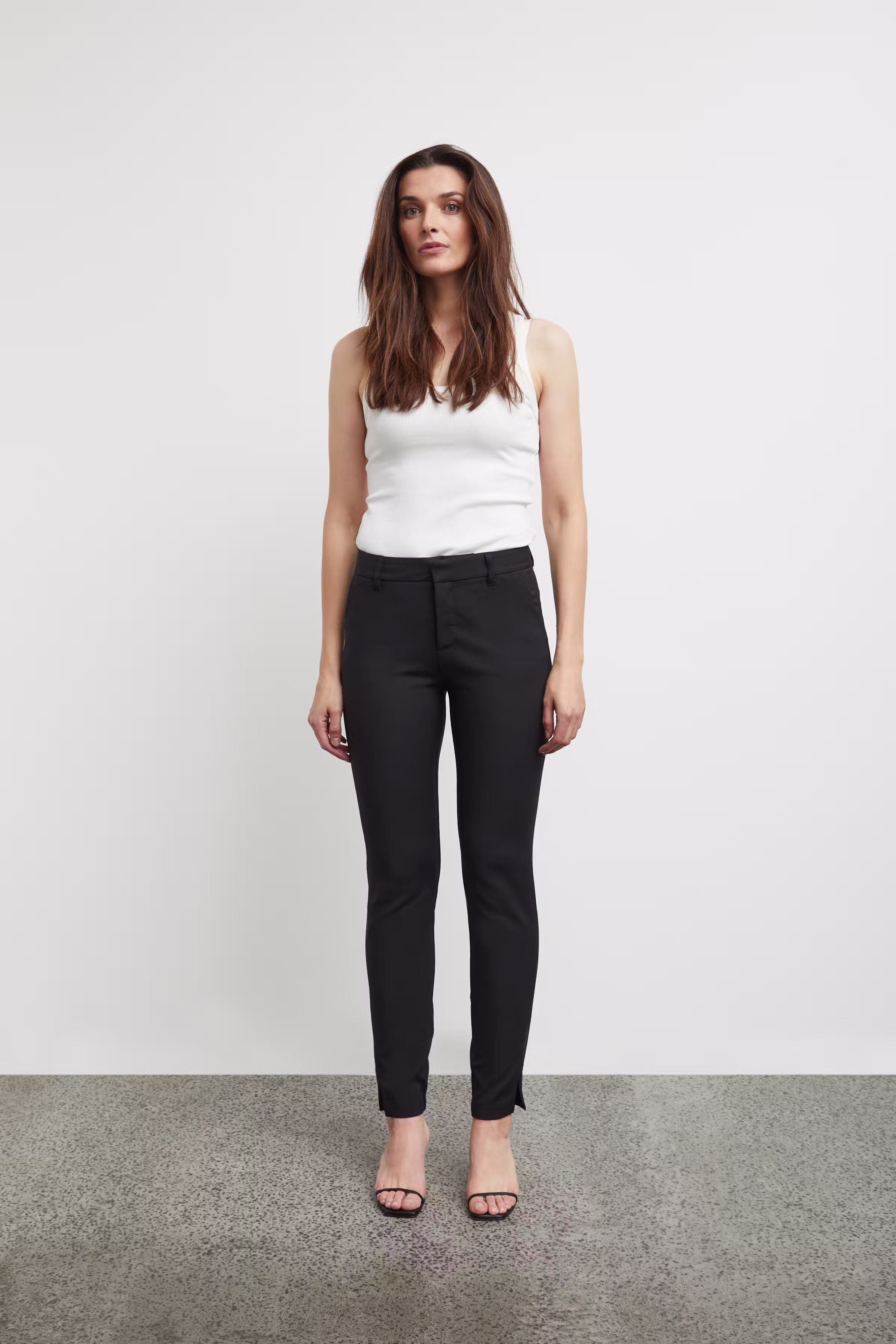 PZBINDY High Waist Long Skinny Leg Bukser LOCATION NONE 50206472-193911