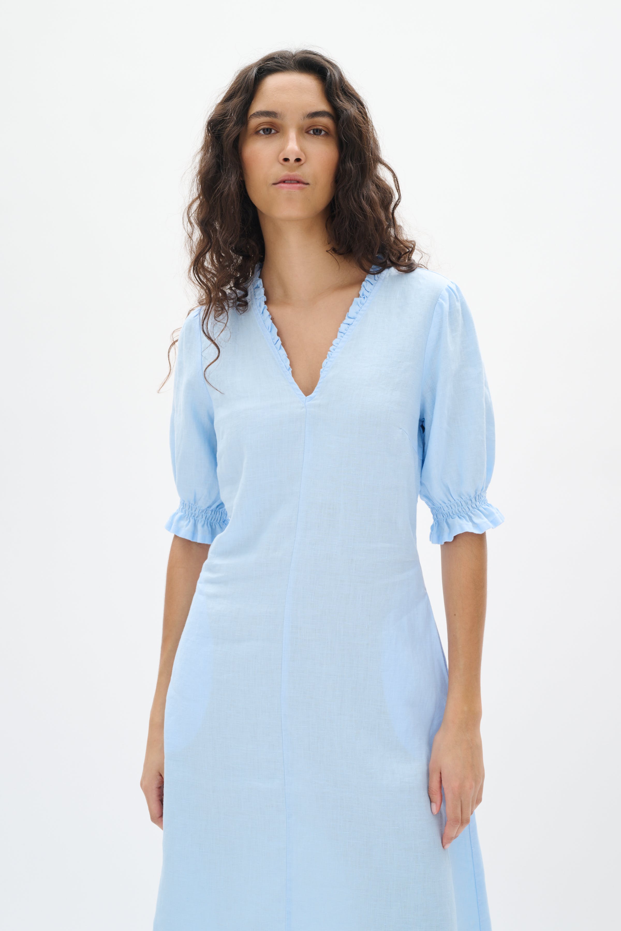 RigittaIW linnen jurk LOOKBOOK FRONT 30110341-154031