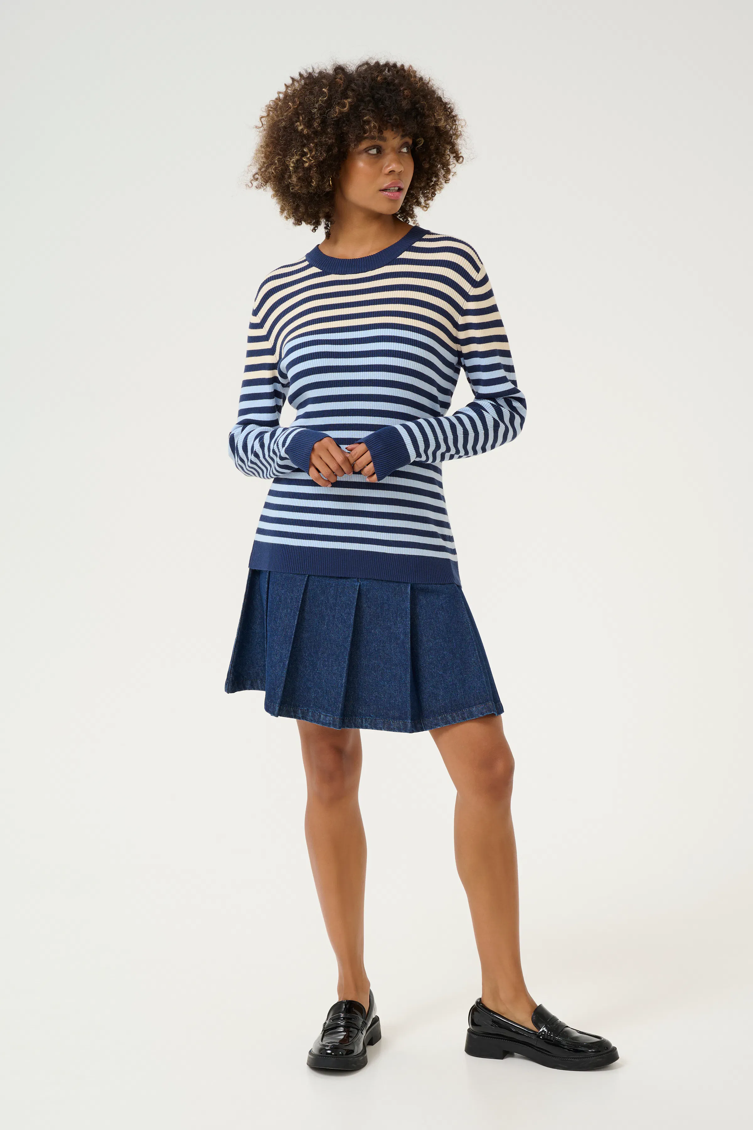 CUannemette Striktrøje LOOKBOOK FRONT 50111369-106993