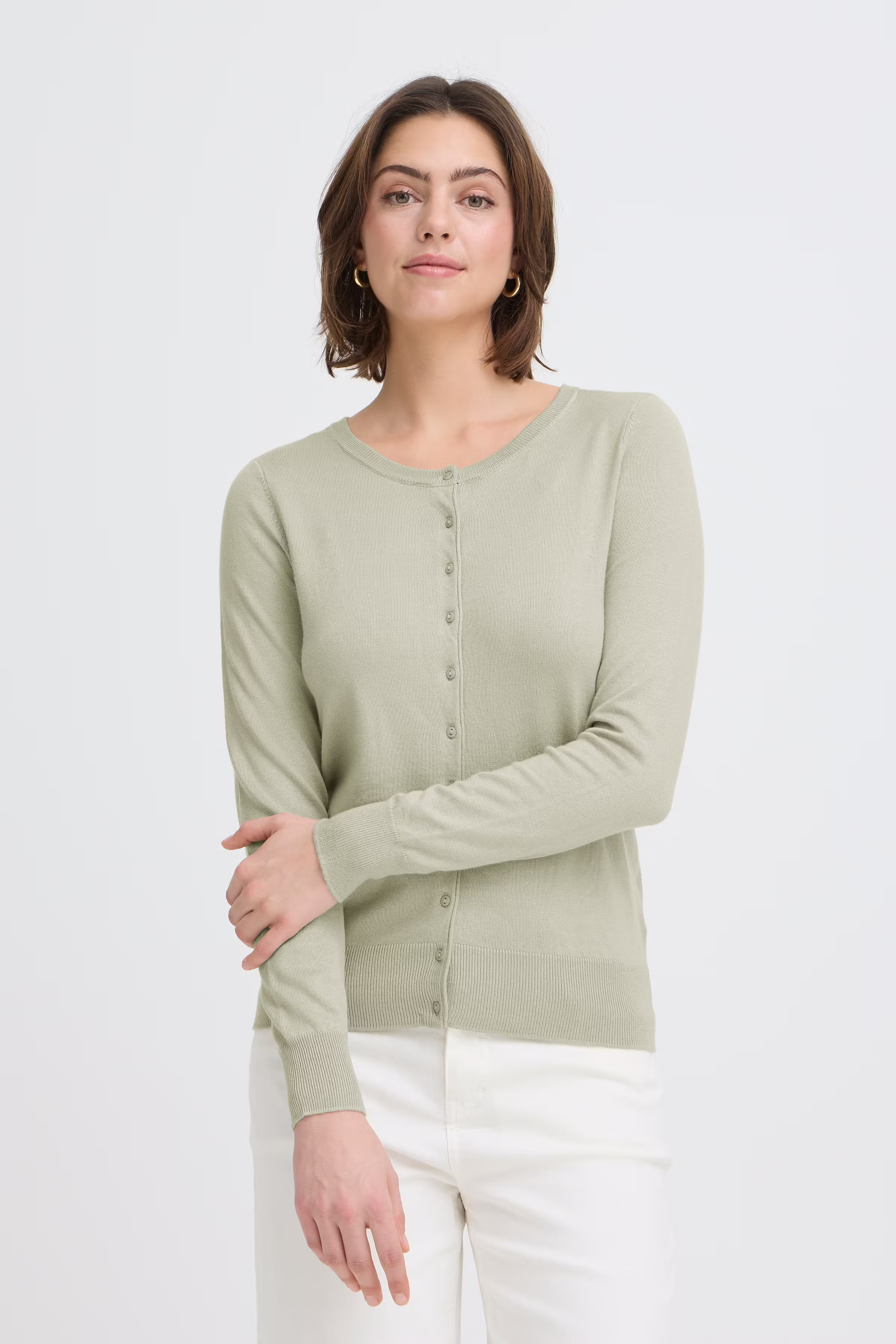 FRZUBASIC Cardigan LOOKBOOK FRONT 20604187-160110