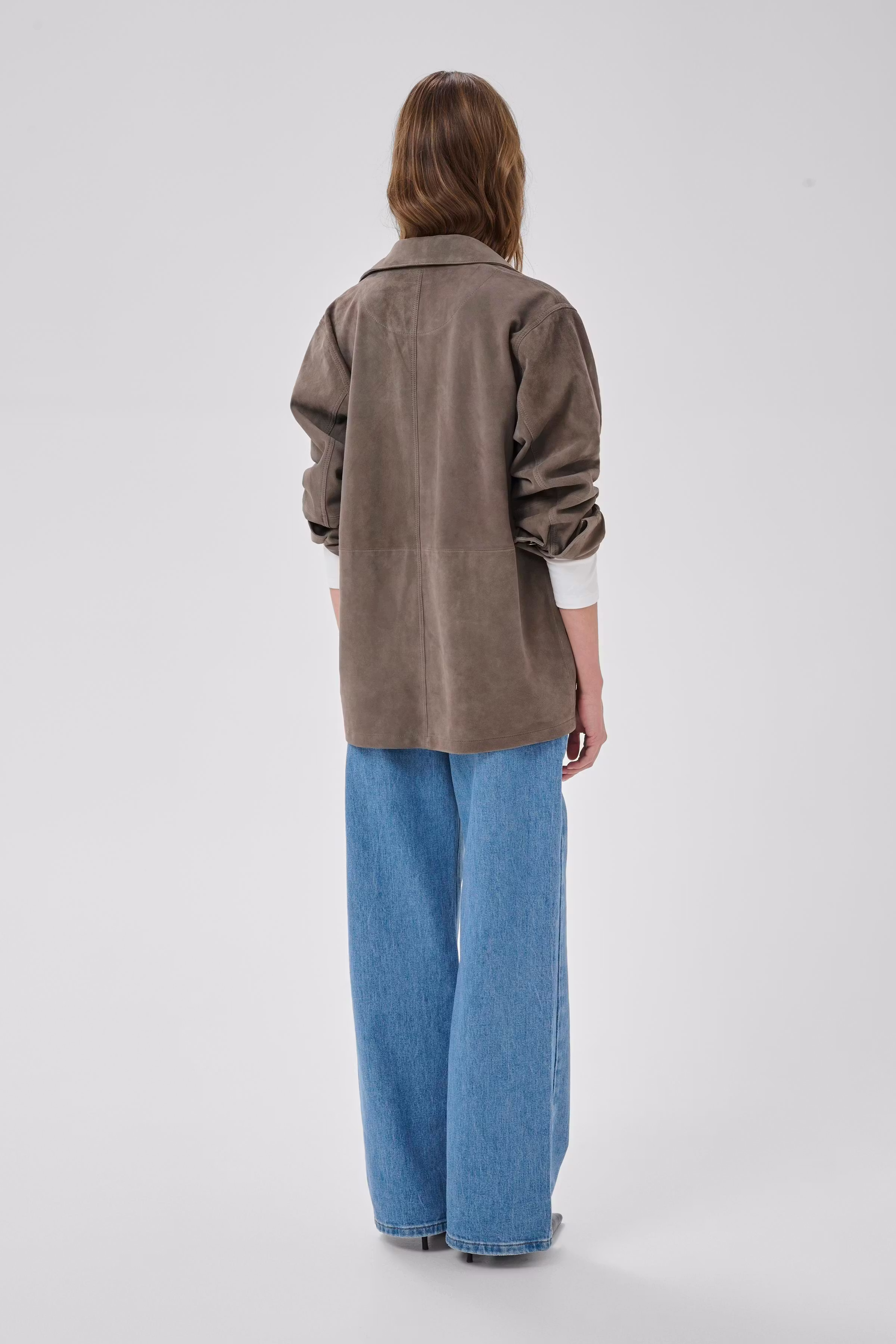 OllyMW semsket jakke LOOKBOOK BACK 10705103-190810