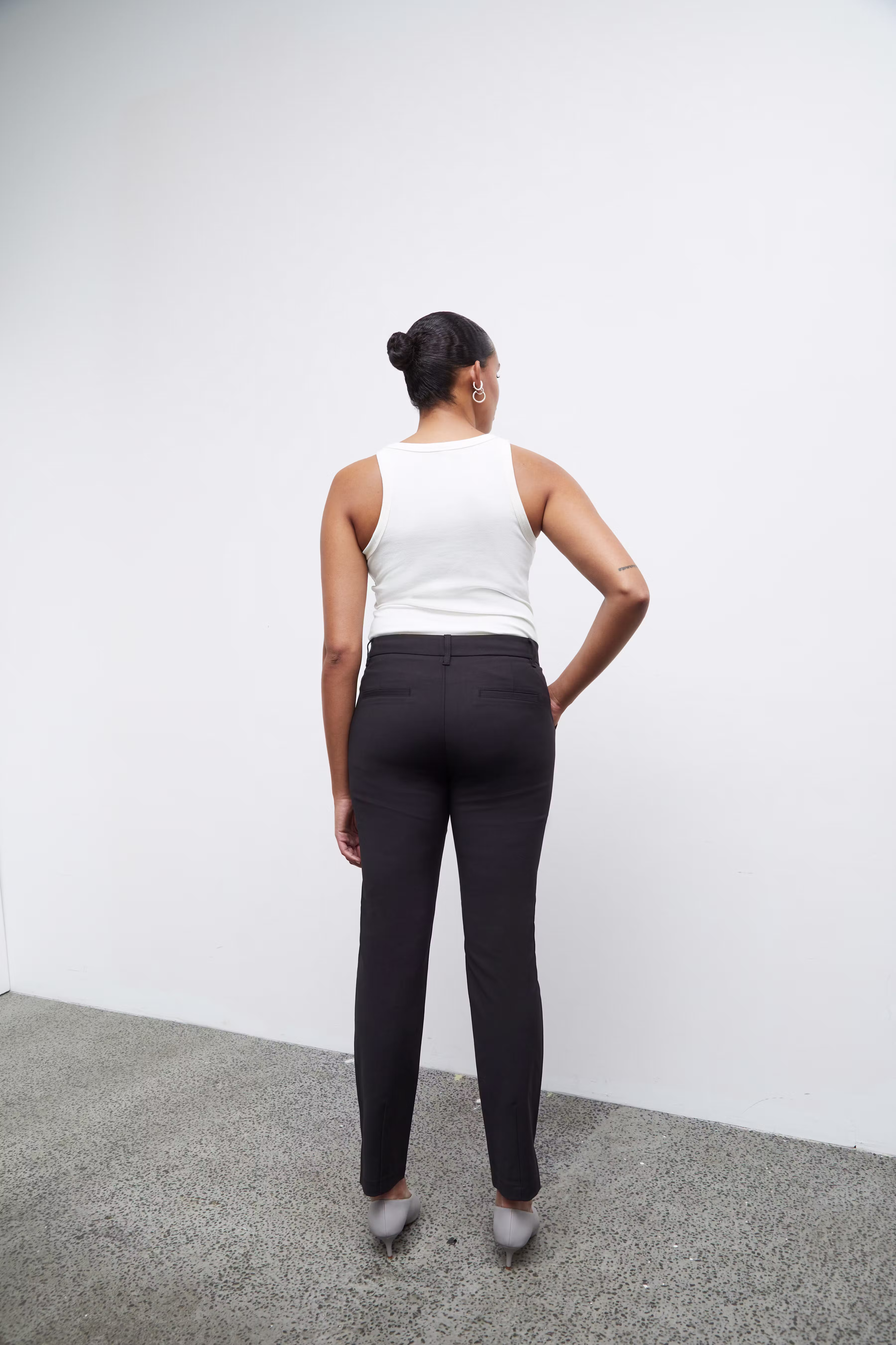 PZBINDY High Waist Long Skinny Leg Bukser LOCATION NONE 50206472-193911