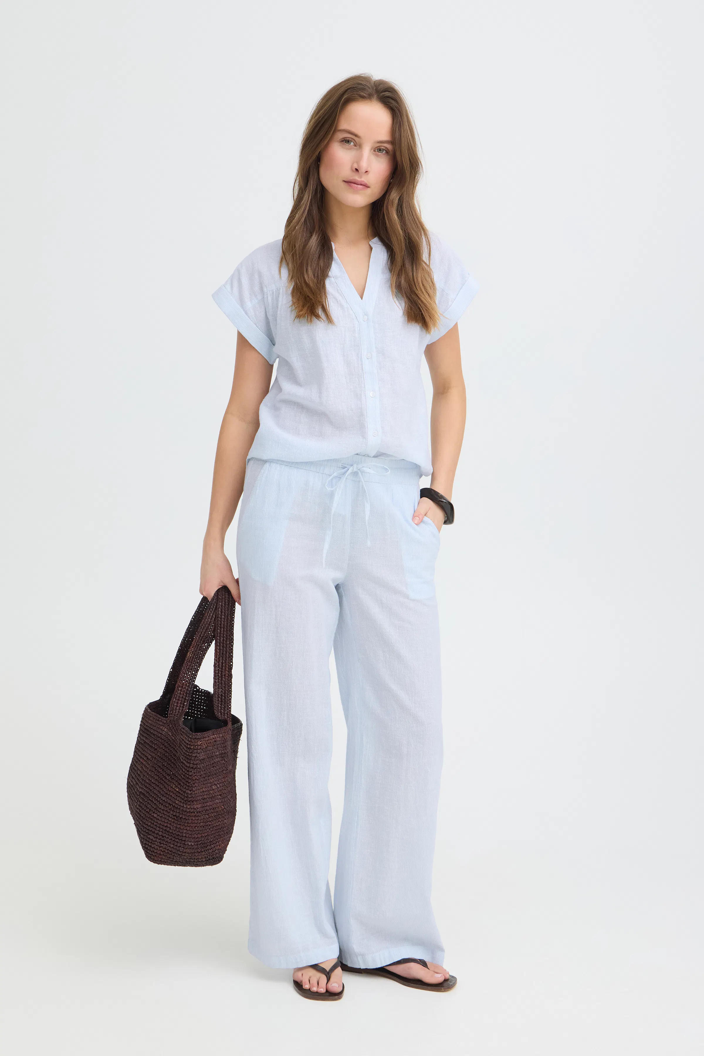 BYIZOLA Bukser LOOKBOOK FRONT 20818980-900008325