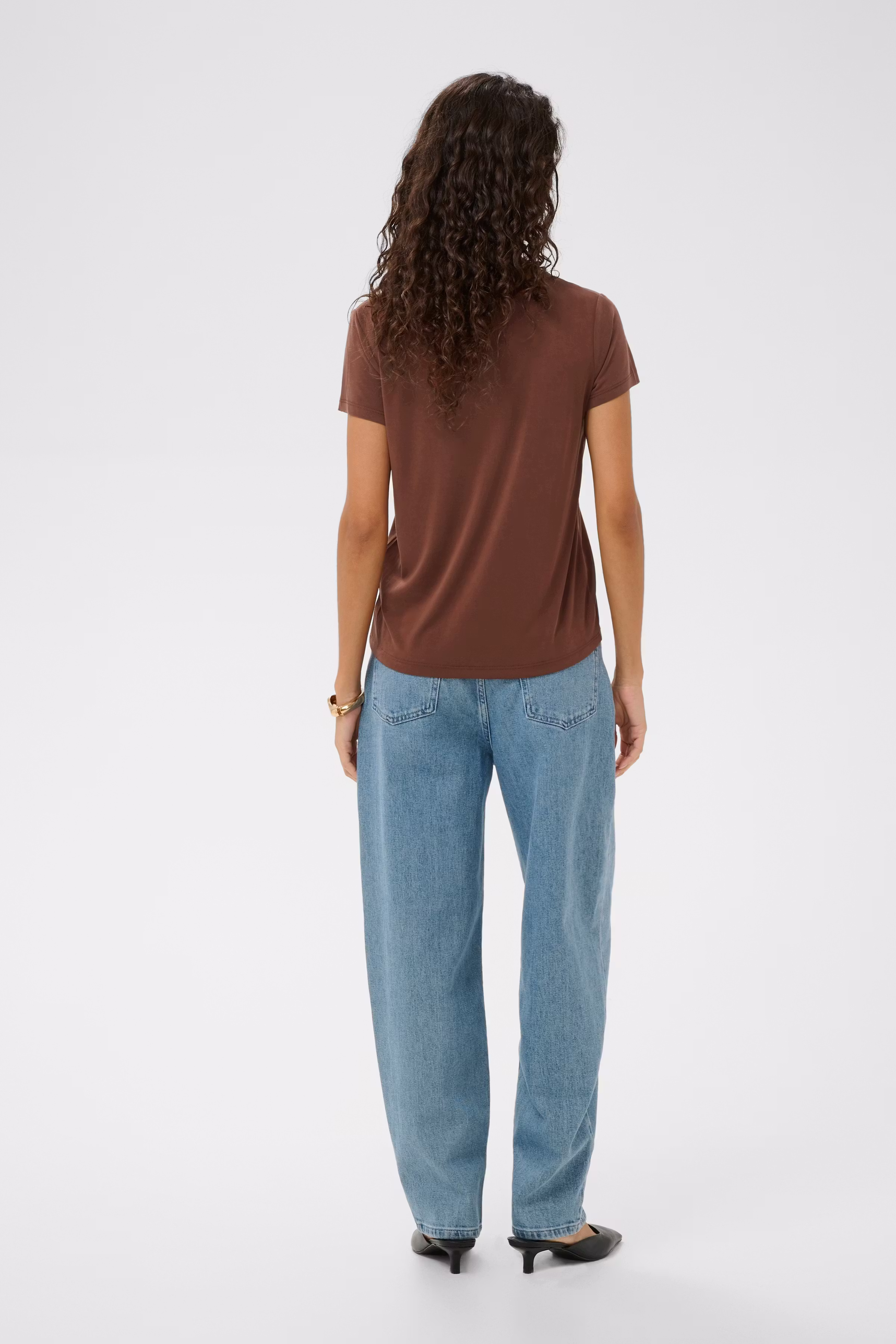 SLColumbine V-neck T-shirt LOOKBOOK BACK 30404284-191220