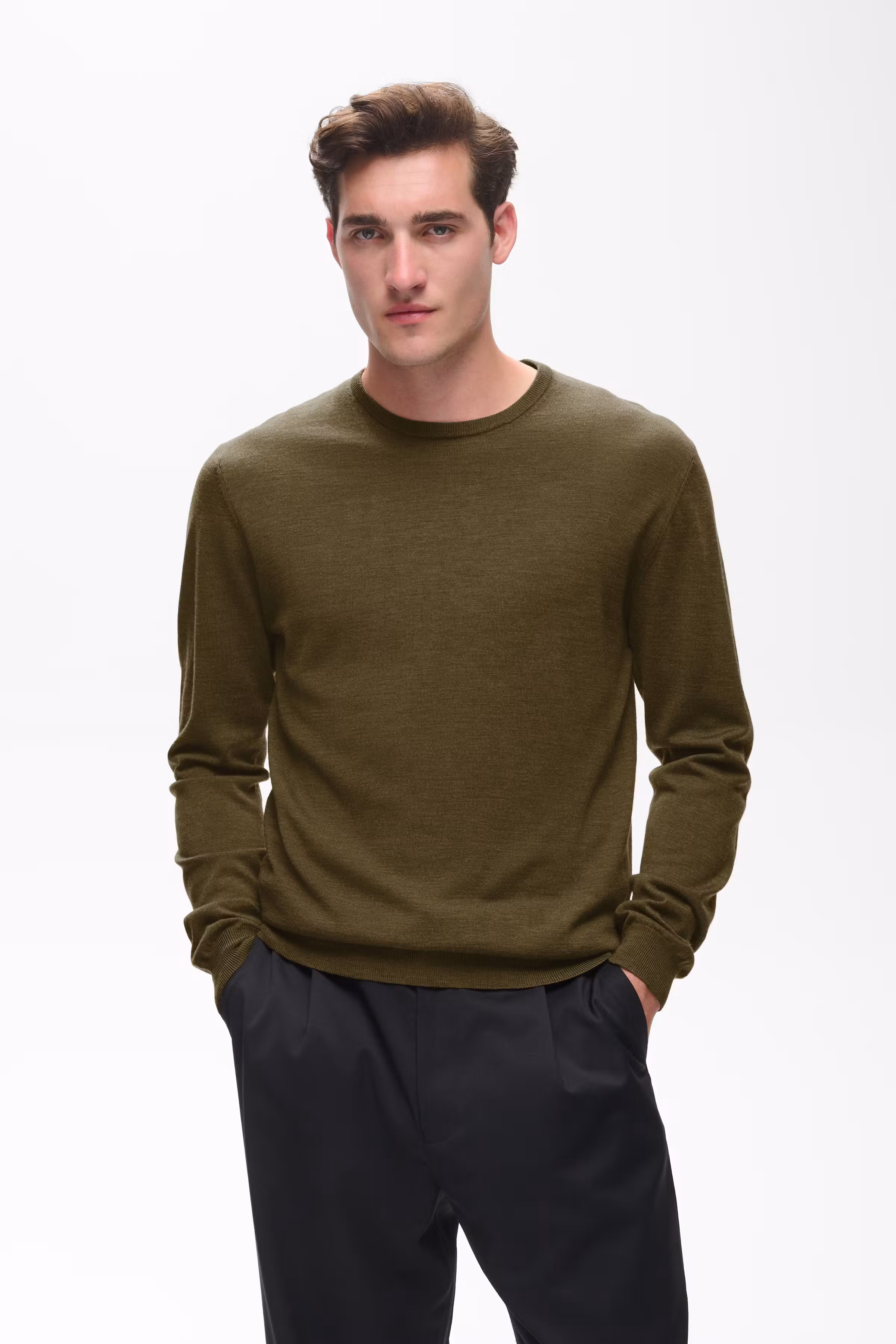 Margrate Merino Pullover LOOKBOOK FRONT 30200611-1809281