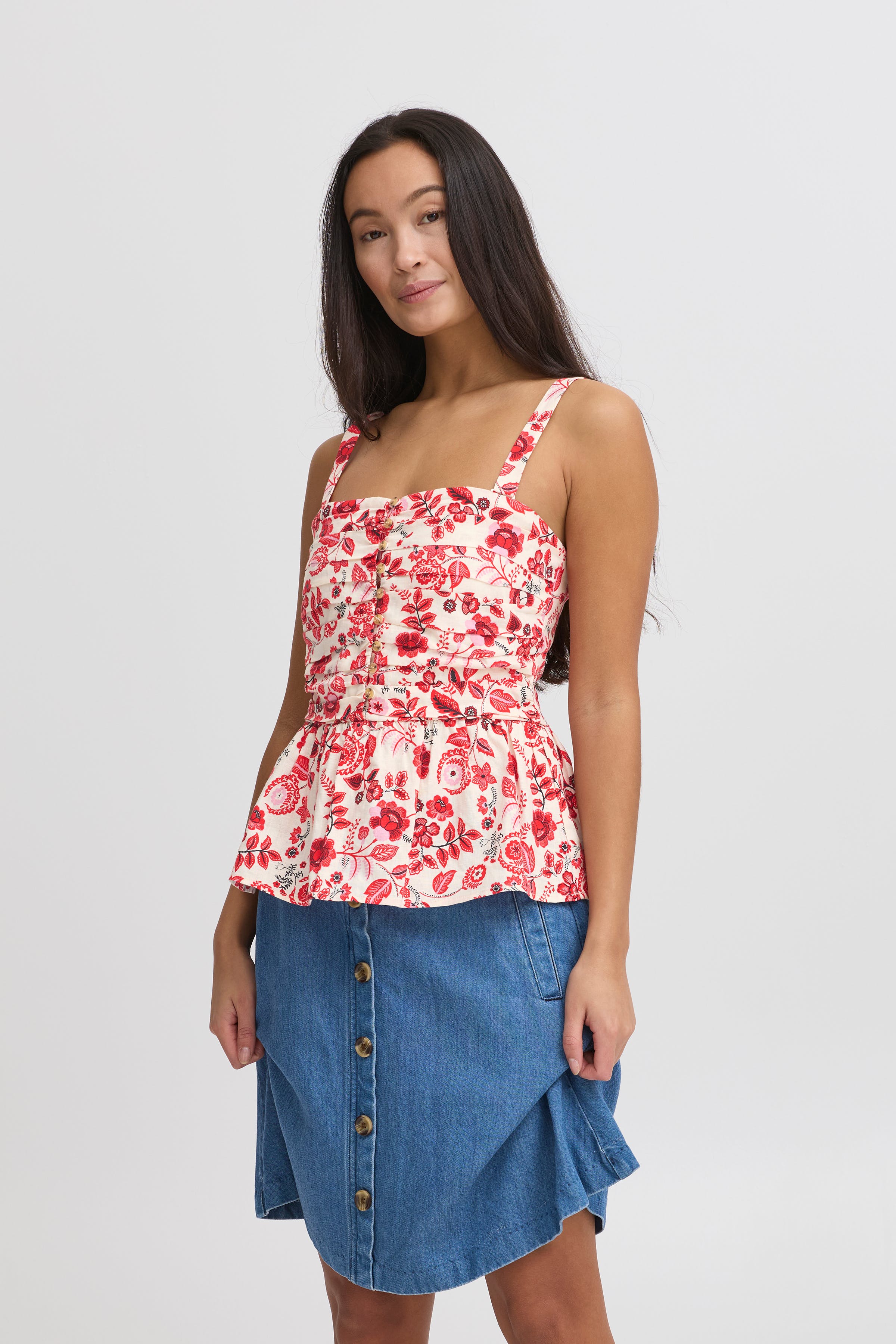 IRANNA Blouse met korte mouwen LOOKBOOK FRONT 20122622-130905