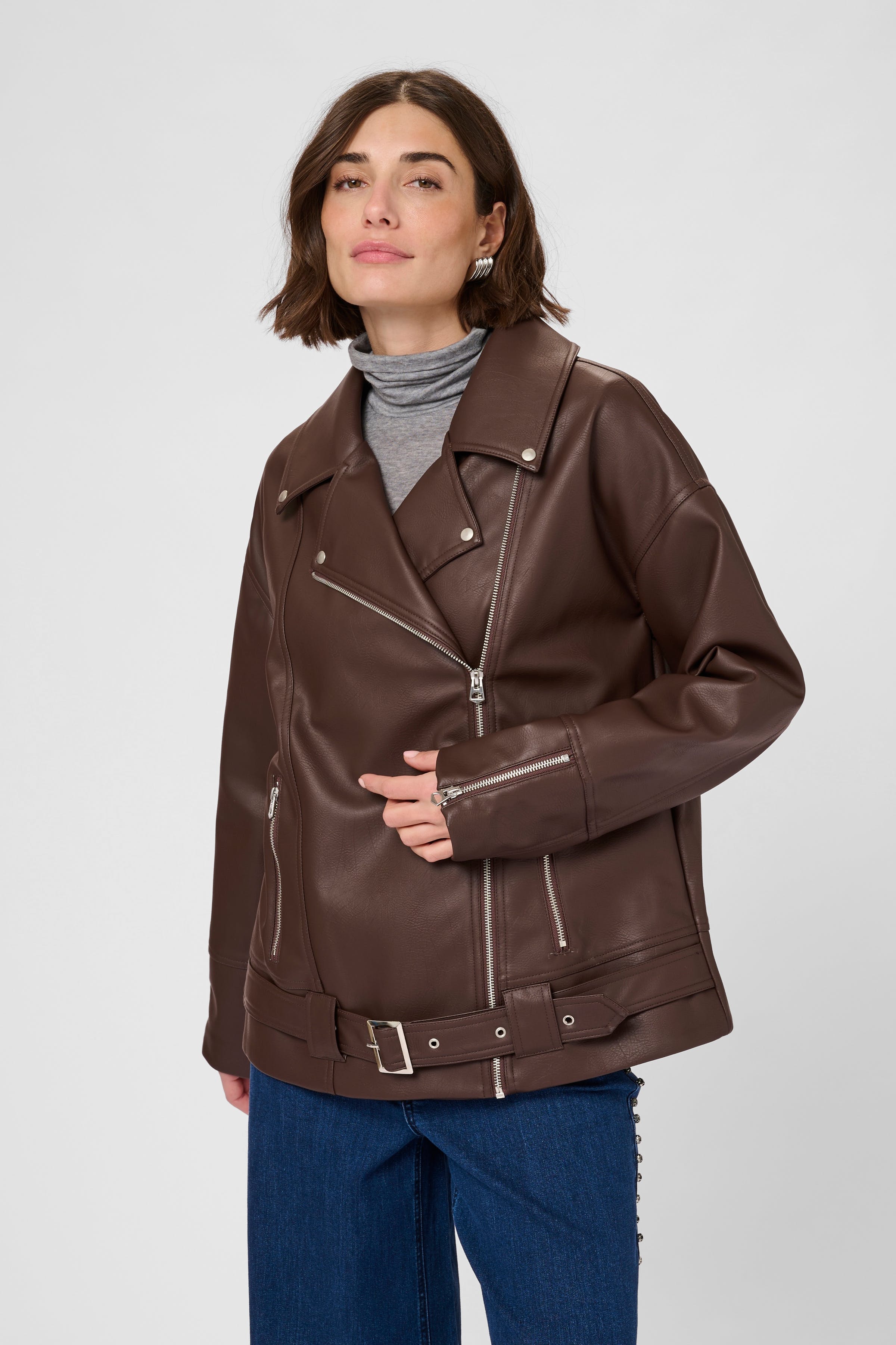 CUmimbo Bikerjacke LOOKBOOK FRONT 50112248-190915