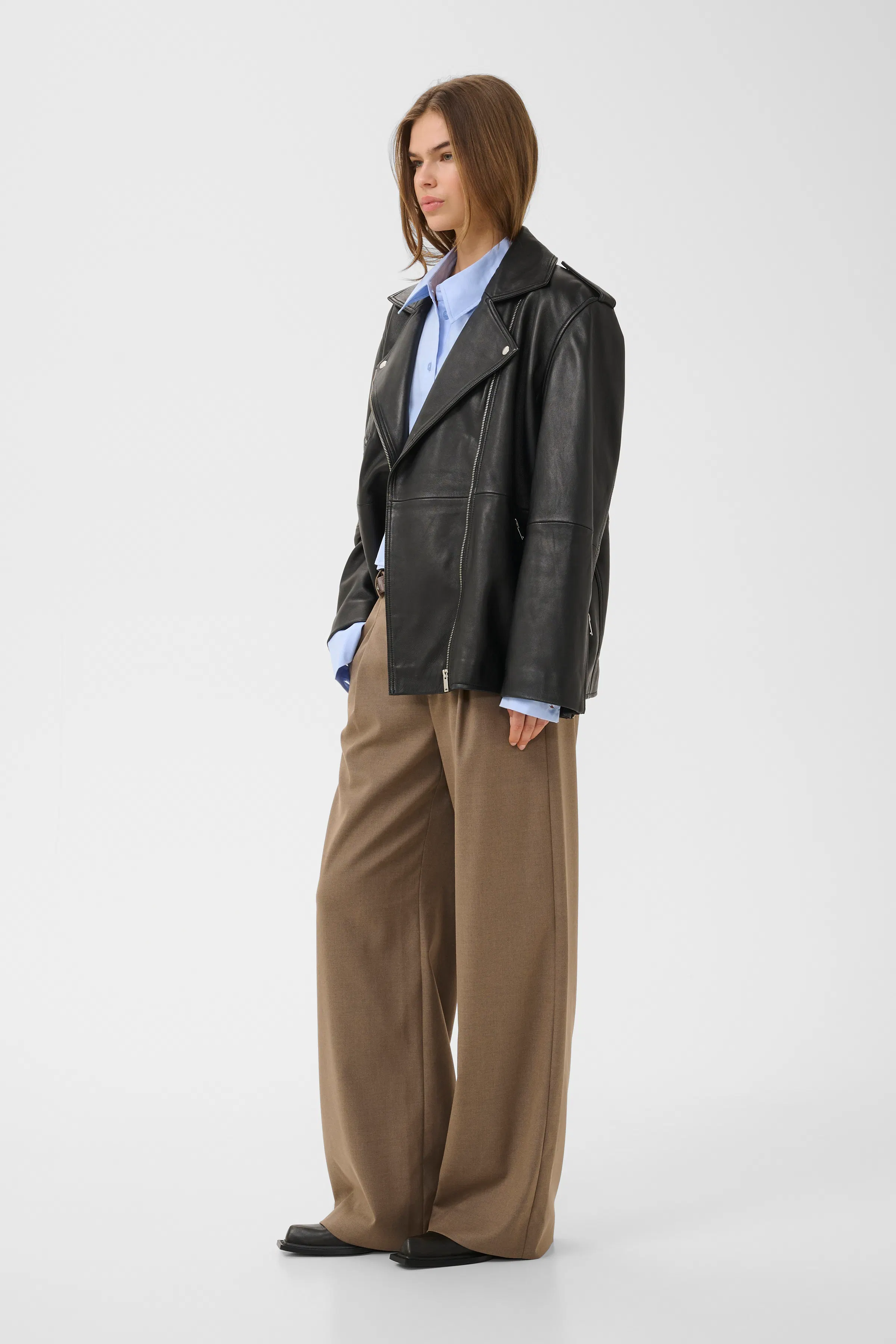 NaomiGZ Läderjacka LOOKBOOK FRONT 10909190-100017