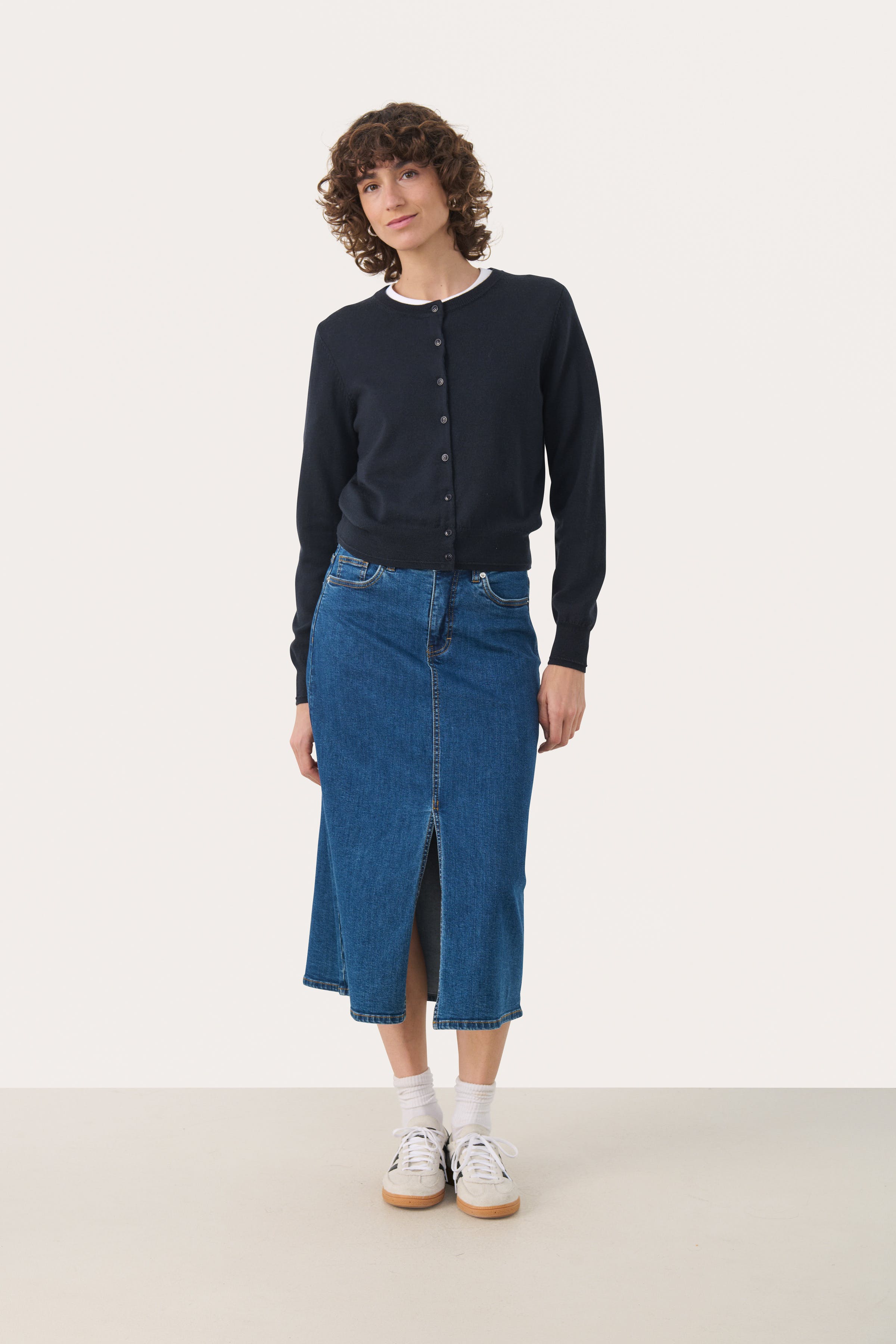 DillinPW Denimskjørt LOOKBOOK FRONT 30309900-300157