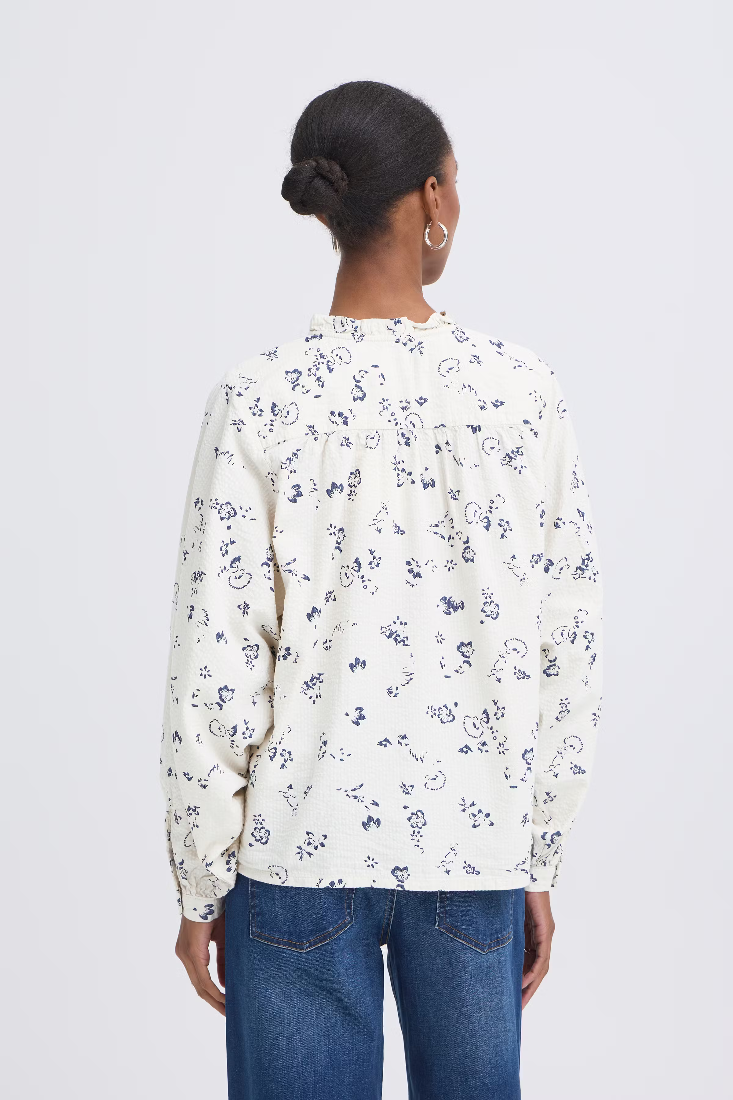 IHQWINA Skjorte LOOKBOOK BACK 20125170-900004167