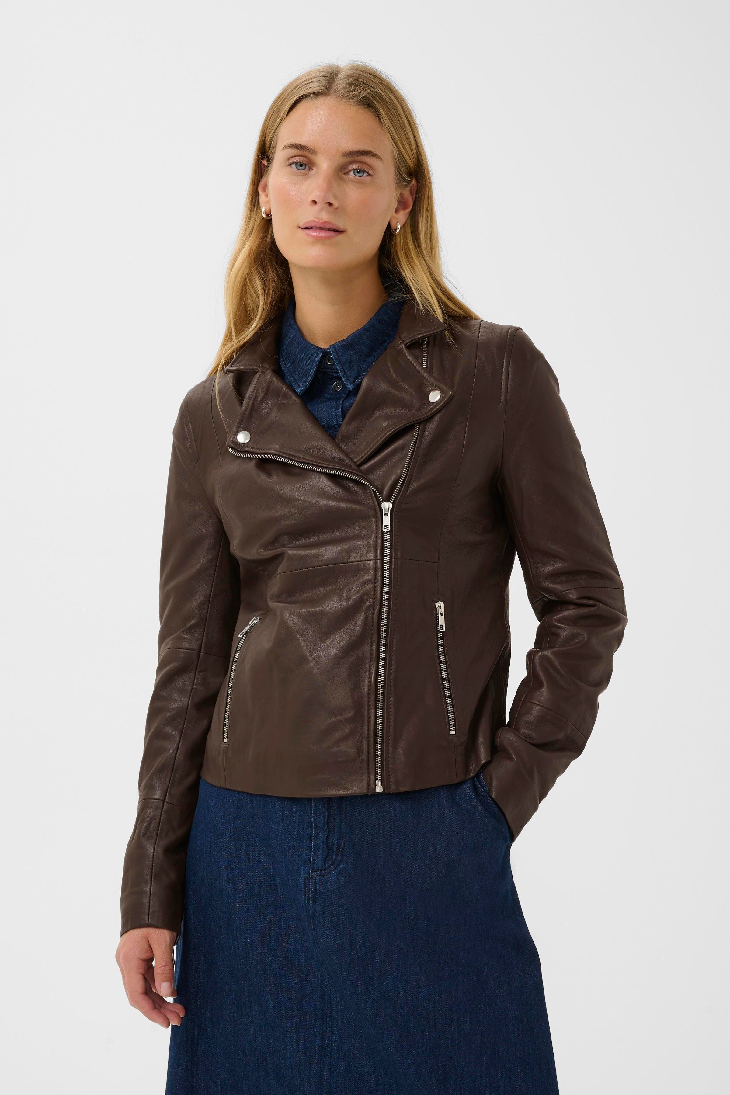 FrancesPW Leren jas LOOKBOOK FRONT 30305718-191106