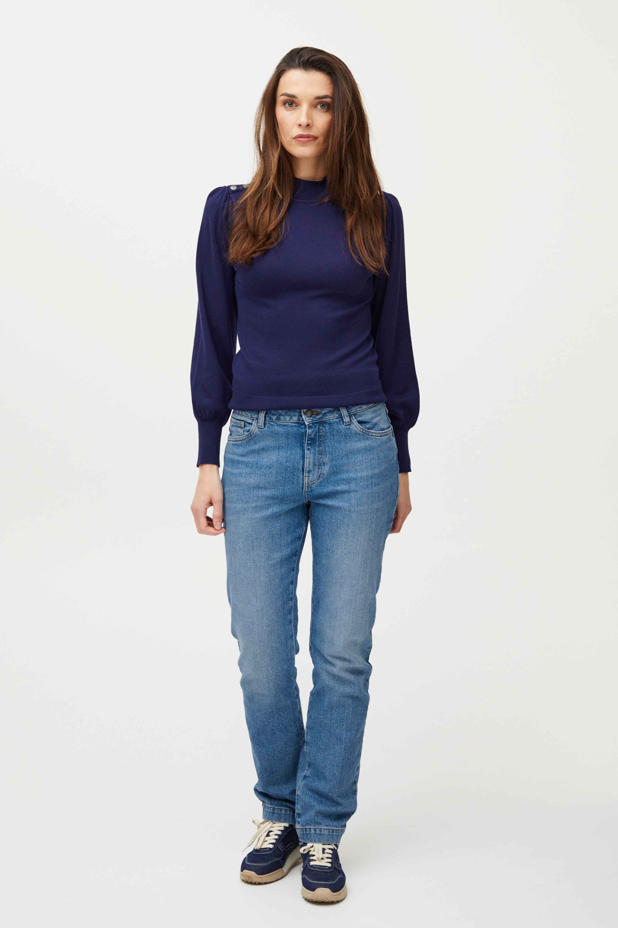 PZODETTA  Loose Jeans Straight Leg LOOKBOOK FRONT 50207910-200005